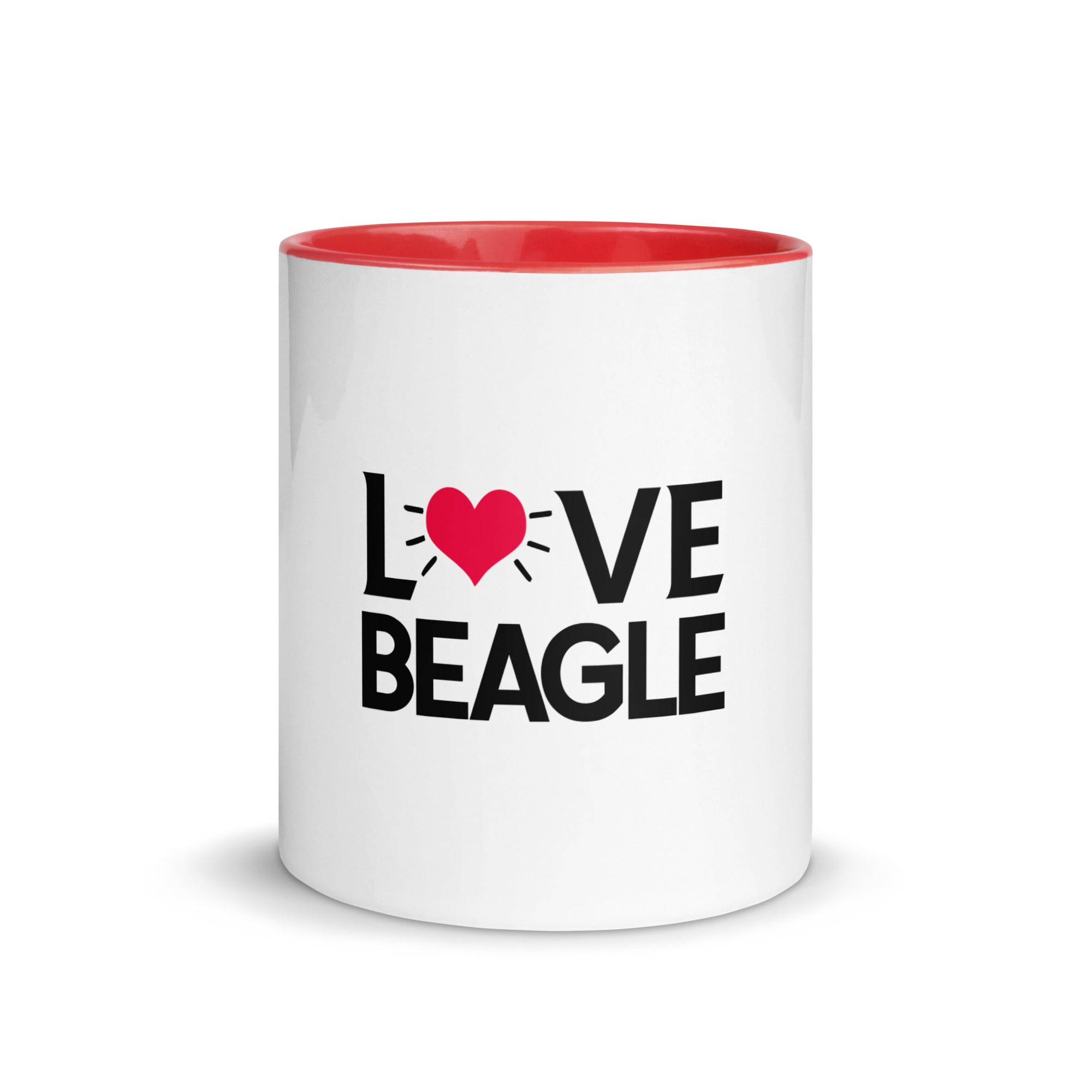 LOVE BEAGLE - Mug with Color Inside