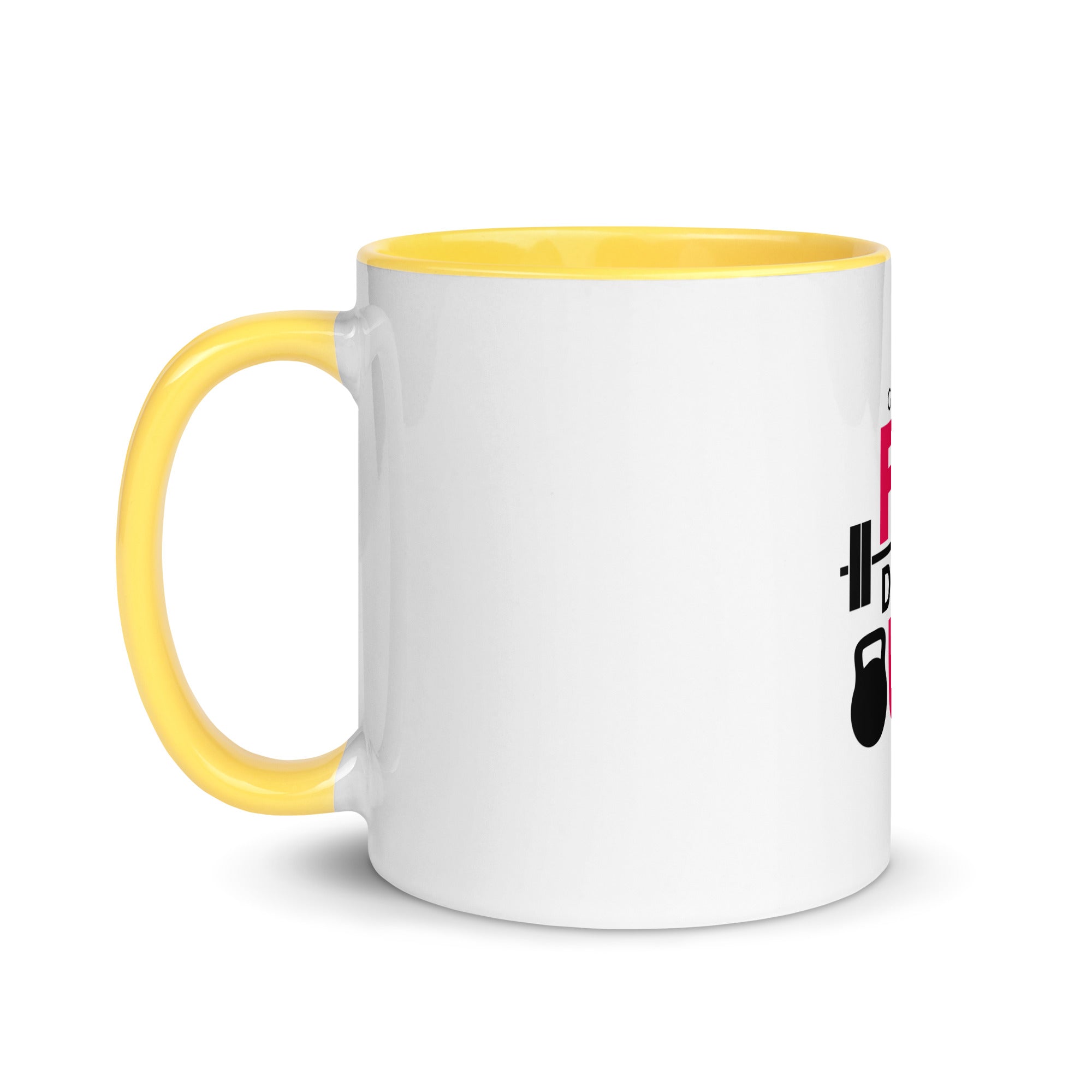 GET FIT DON'T QUIT - Mug with Color Inside