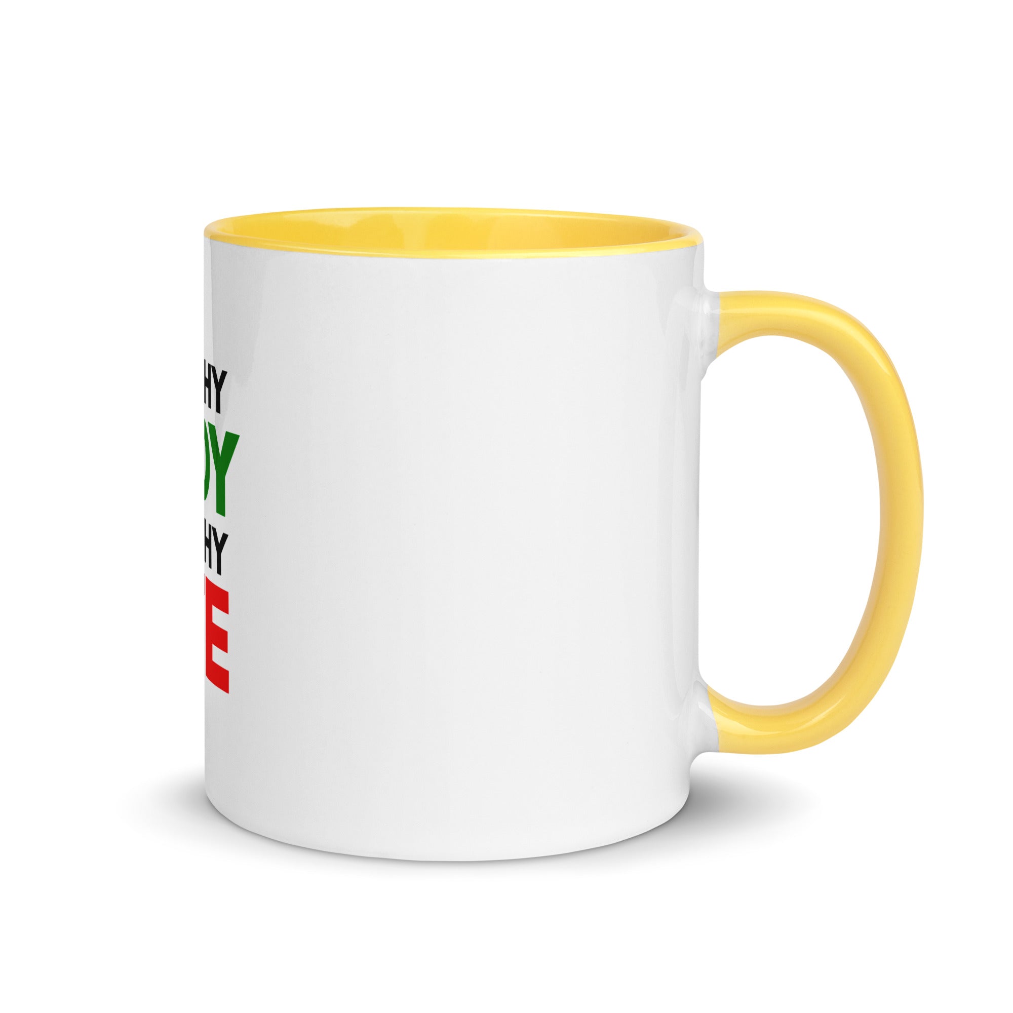 HEALTHY BODY HEALTHY LIFE - Mug with Color Inside