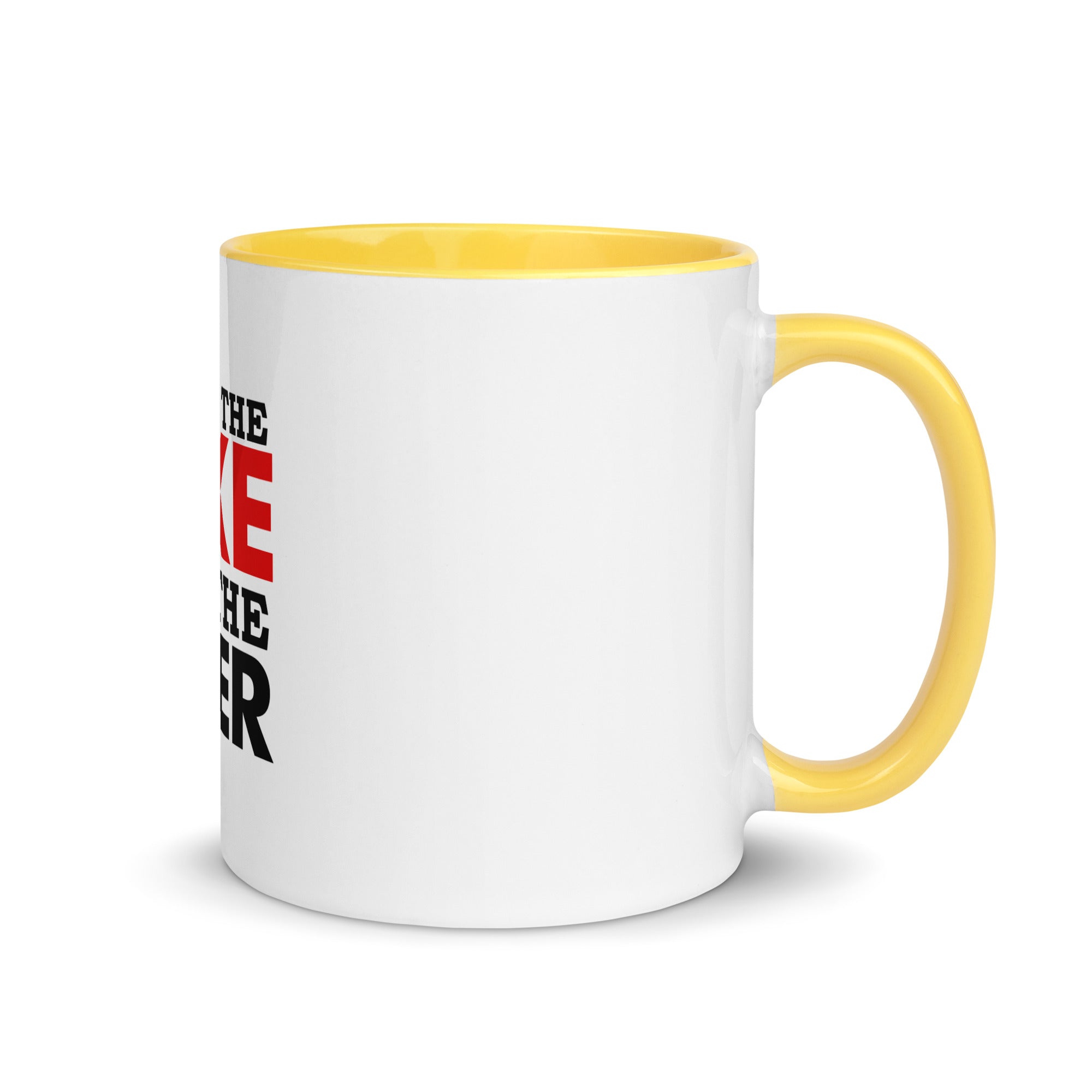 FORGET THE BIKE RIDE THE BIKER - Mug with Color Inside