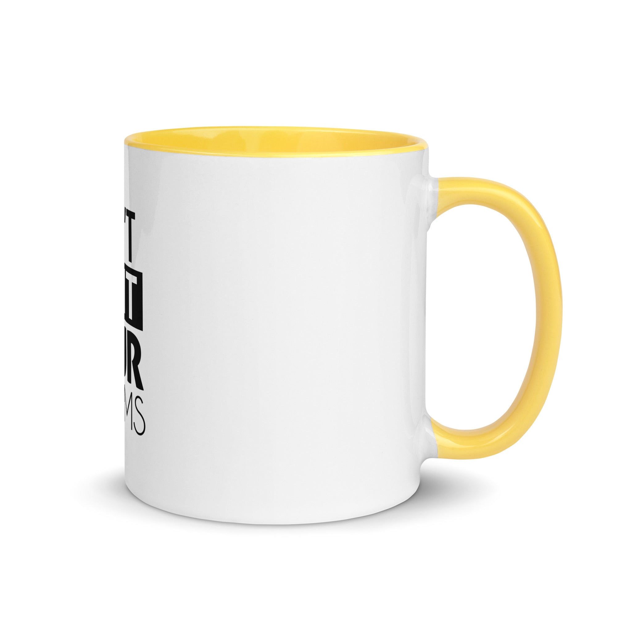 DON'T LIMIT YOUR DREAMS - Mug with Color Inside