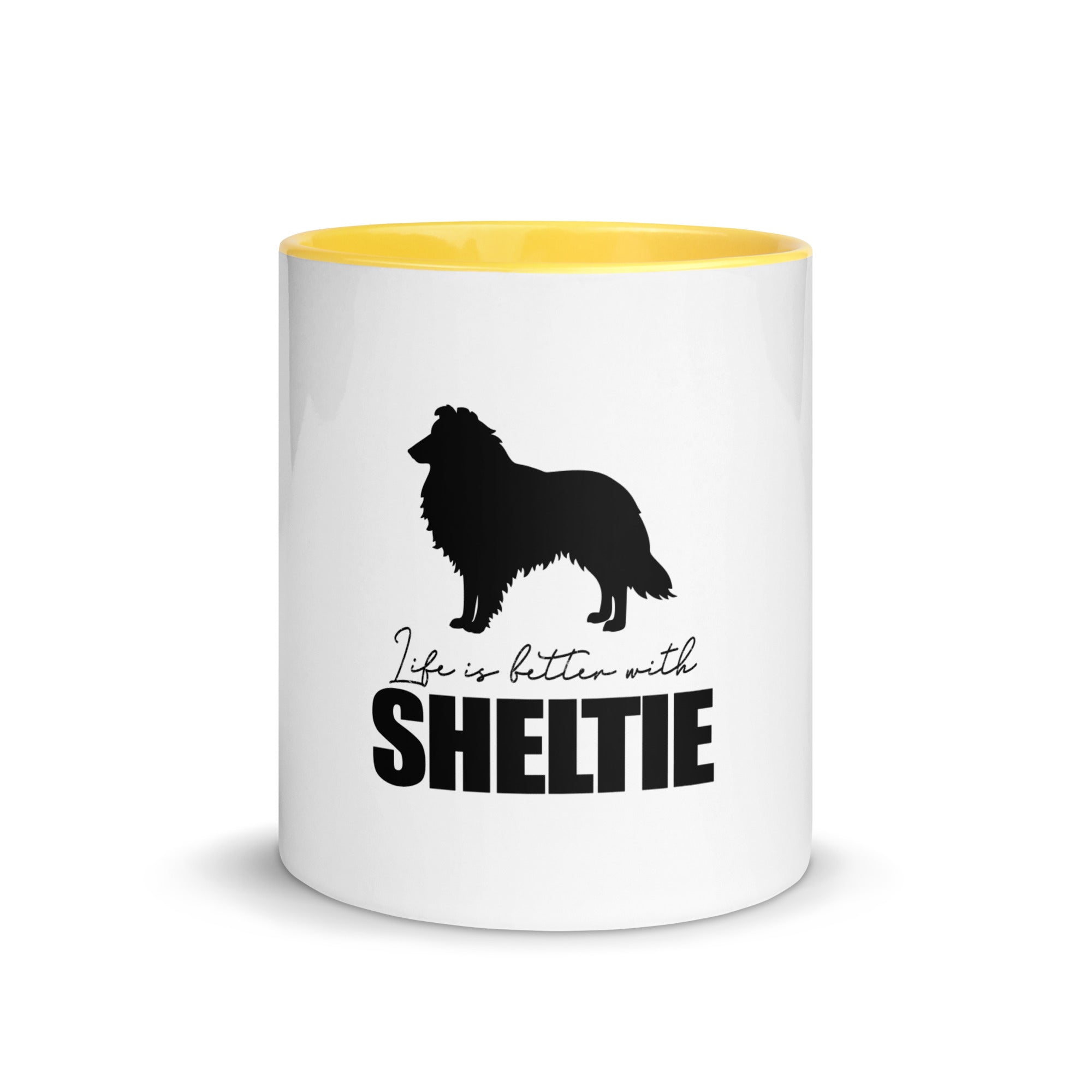 LIFE IS BETTER WITH SHELTIE - Mug with Color Inside