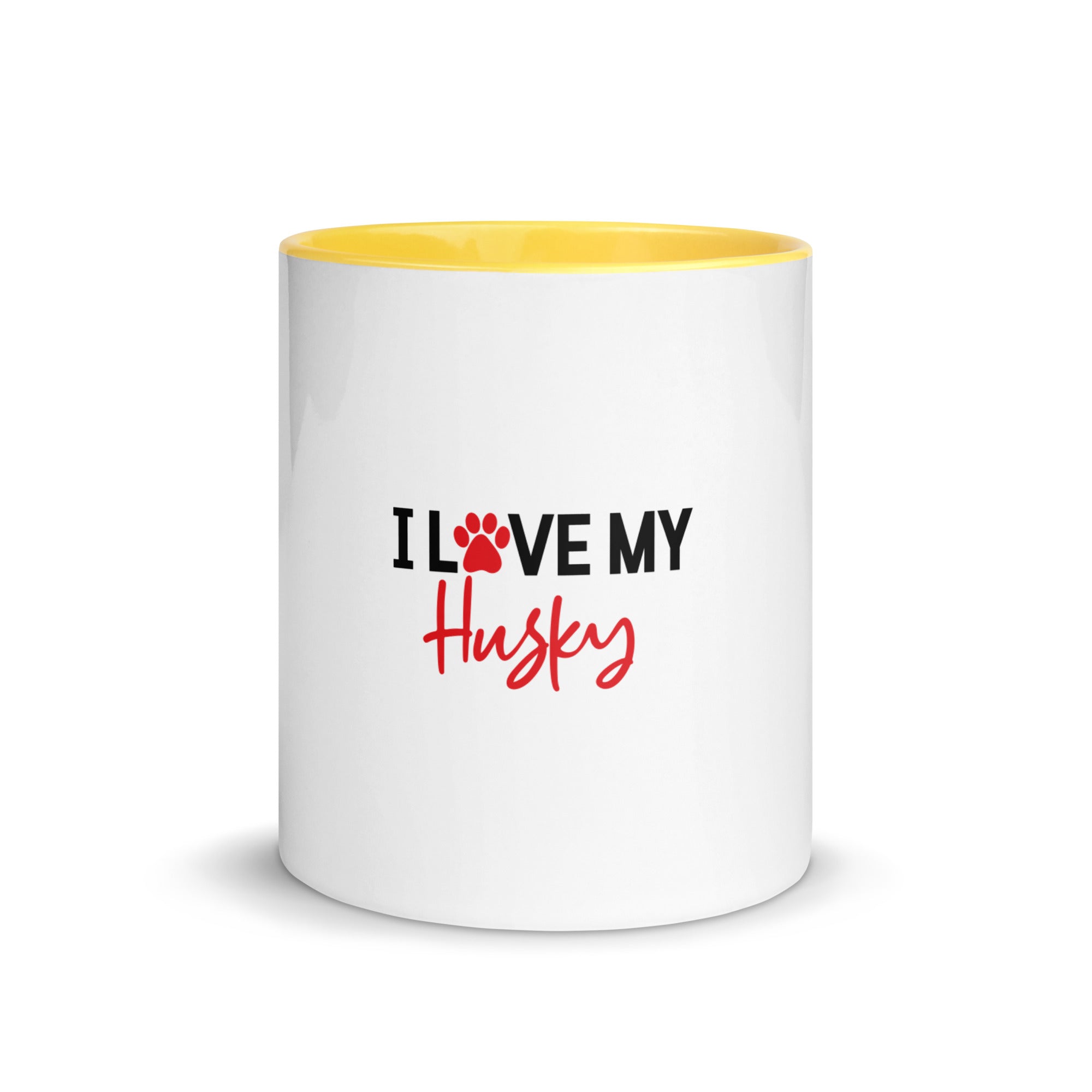 I LOVE MY HUSKY - Mug with Color Inside