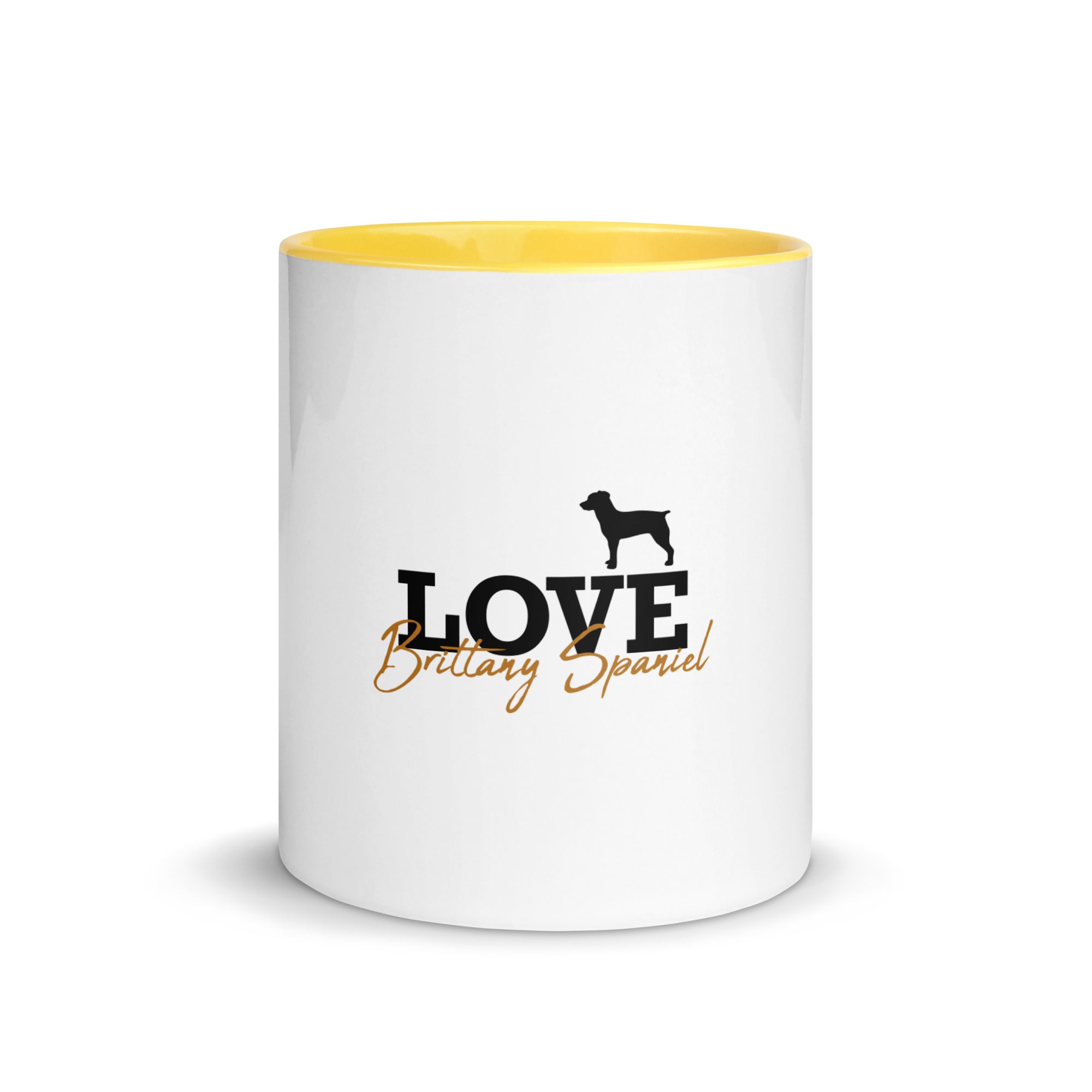 LOVE BRITTANY SPANIEL - Mug with Color Inside