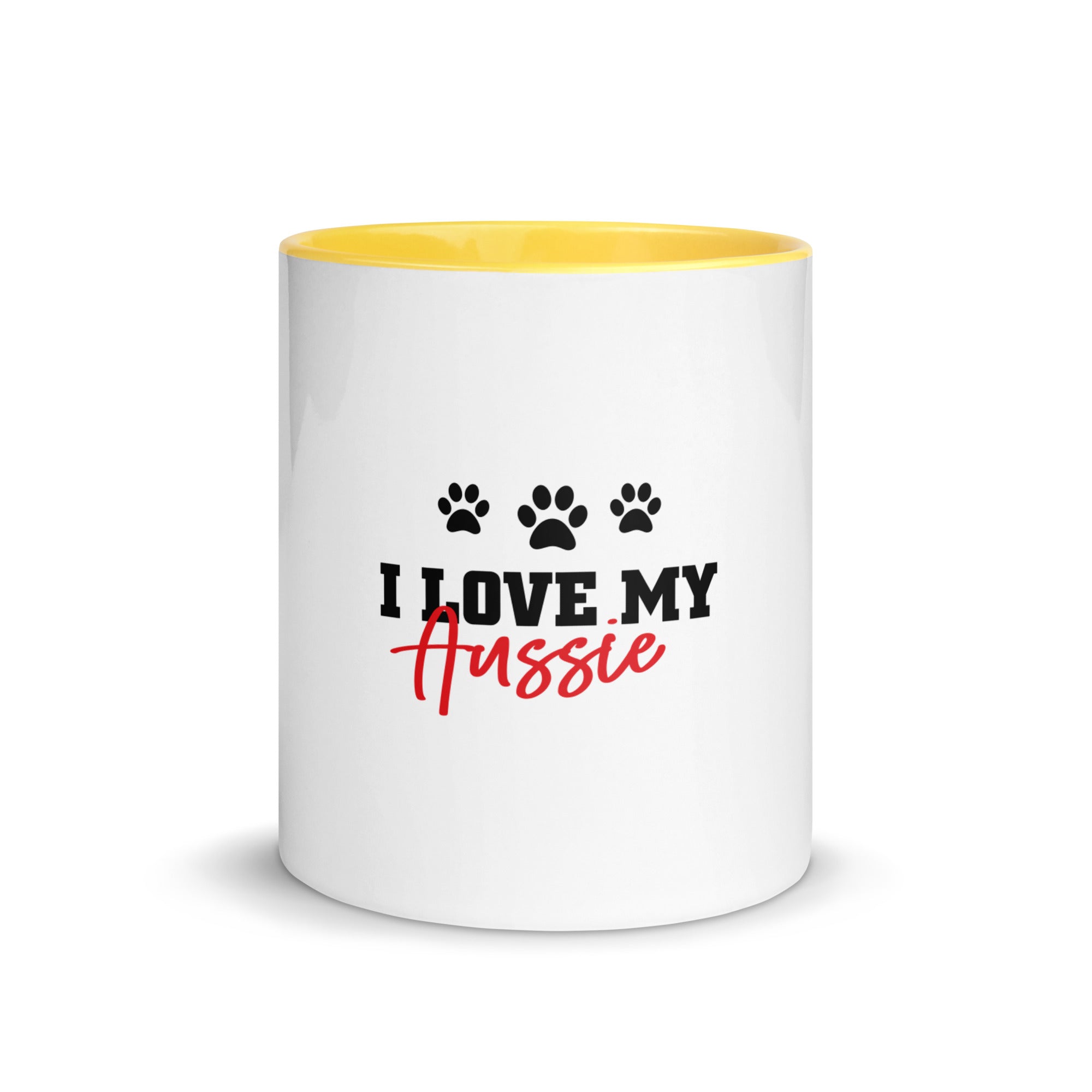 I LOVE MY AUSSIE - Mug with Color Inside
