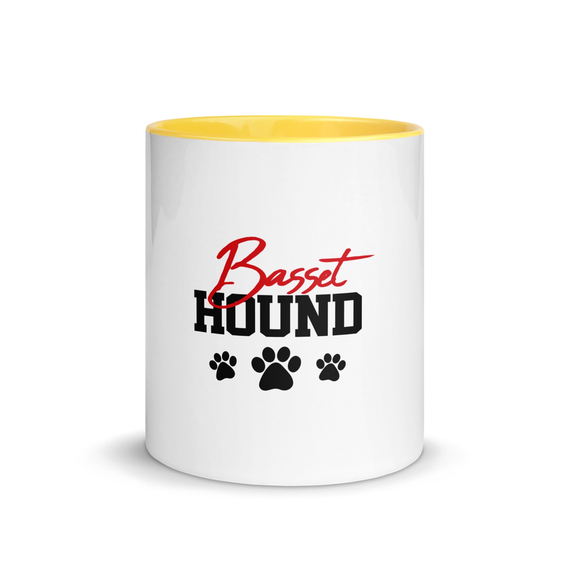BASSET HOUND - Mug with Color Inside