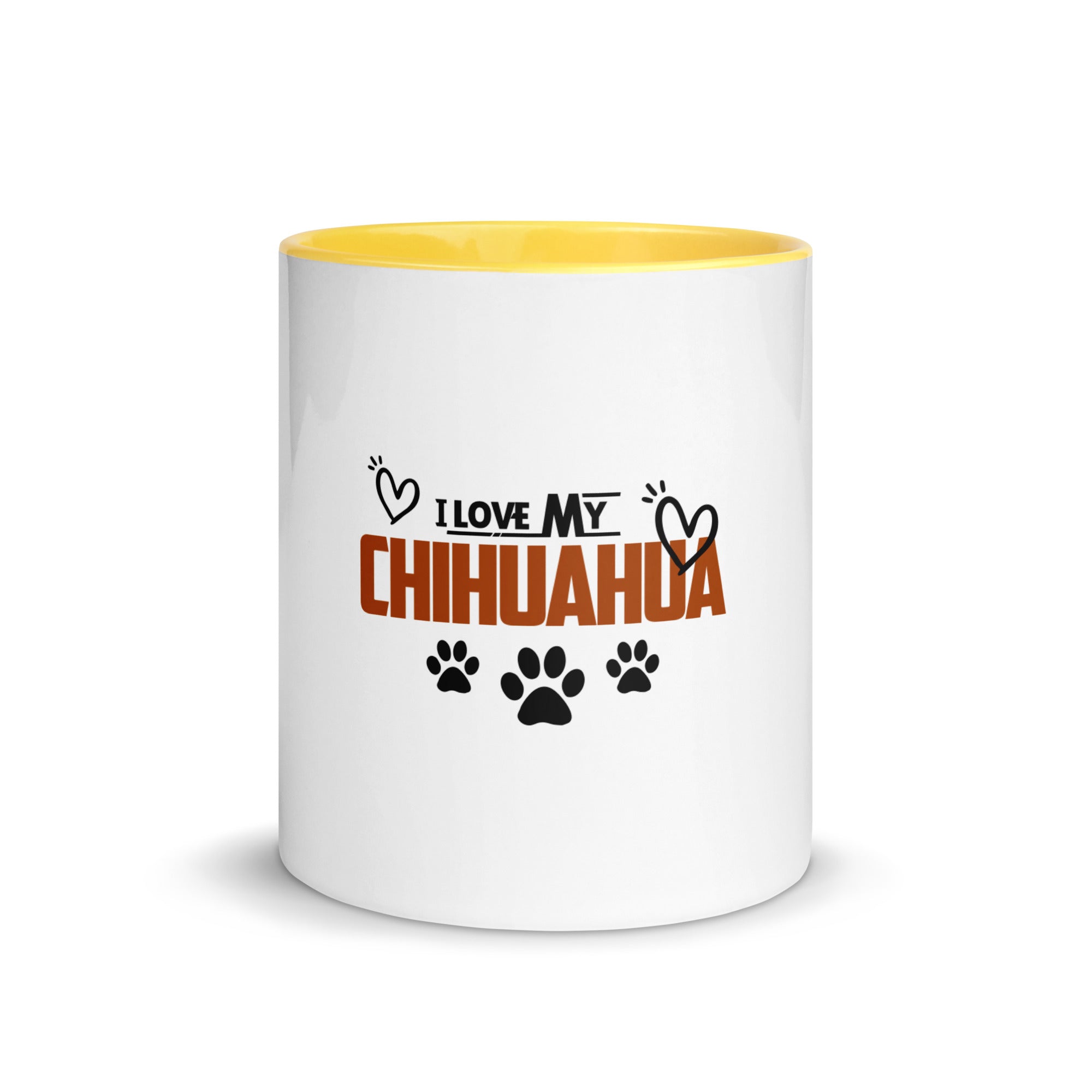 I LOVE MY CHIHUAHUA - Mug with Color Inside