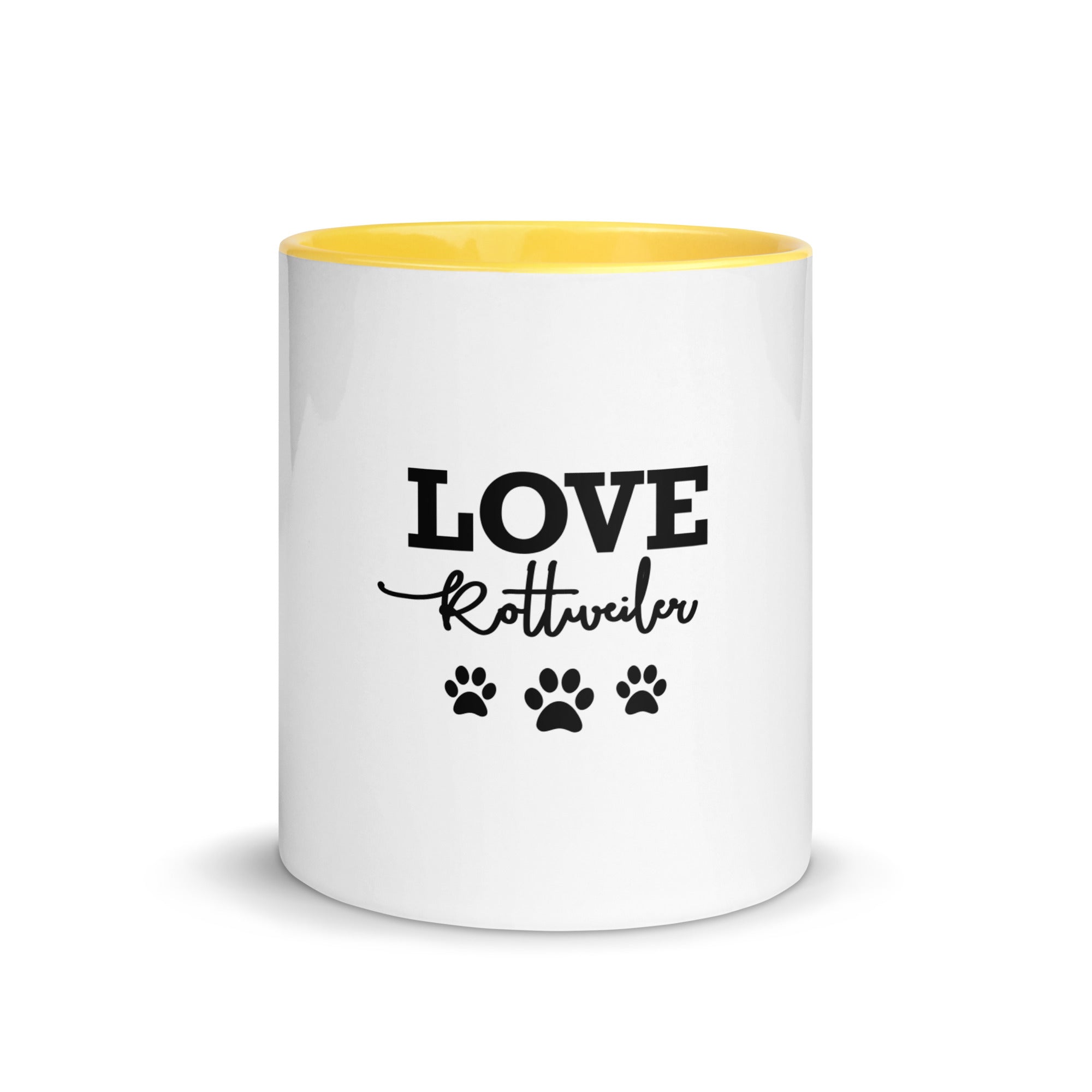 LOVE ROTTWEILER - Mug with Color Inside