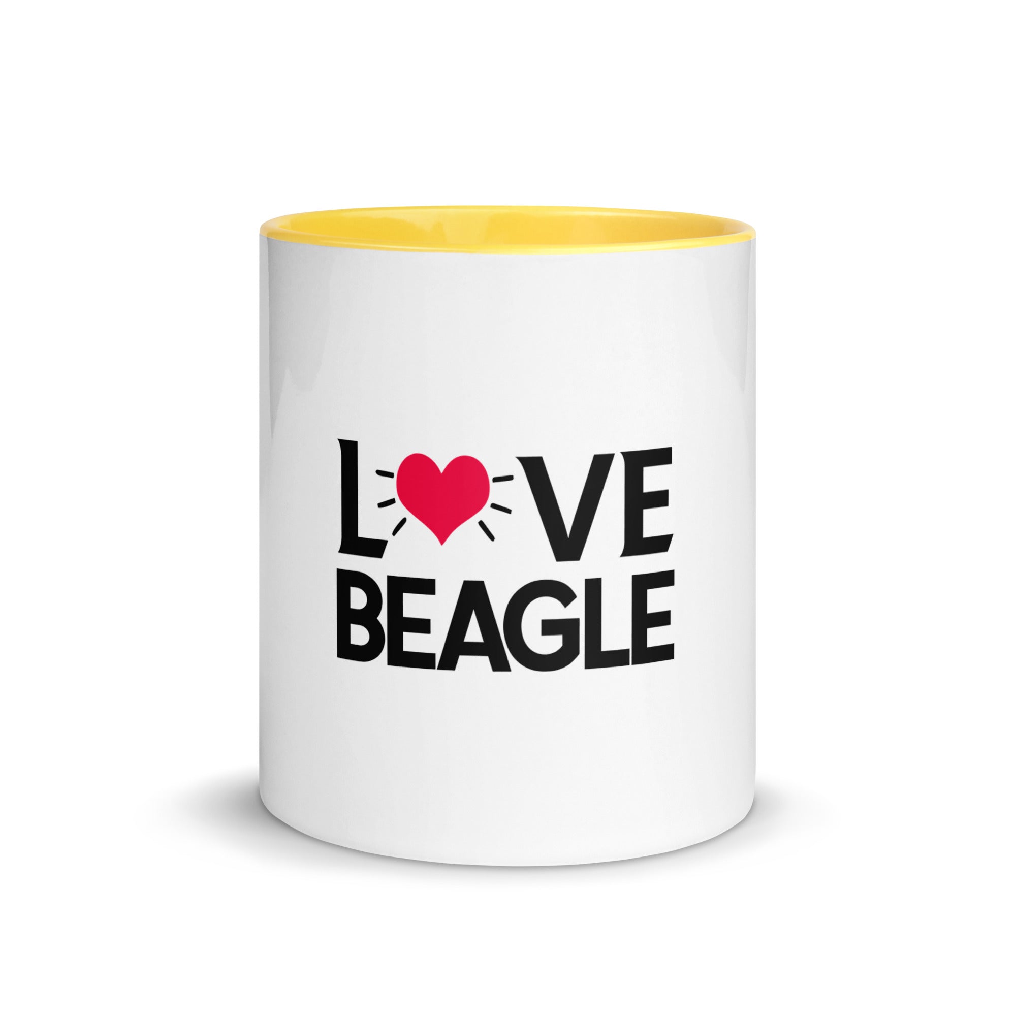 LOVE BEAGLE - Mug with Color Inside