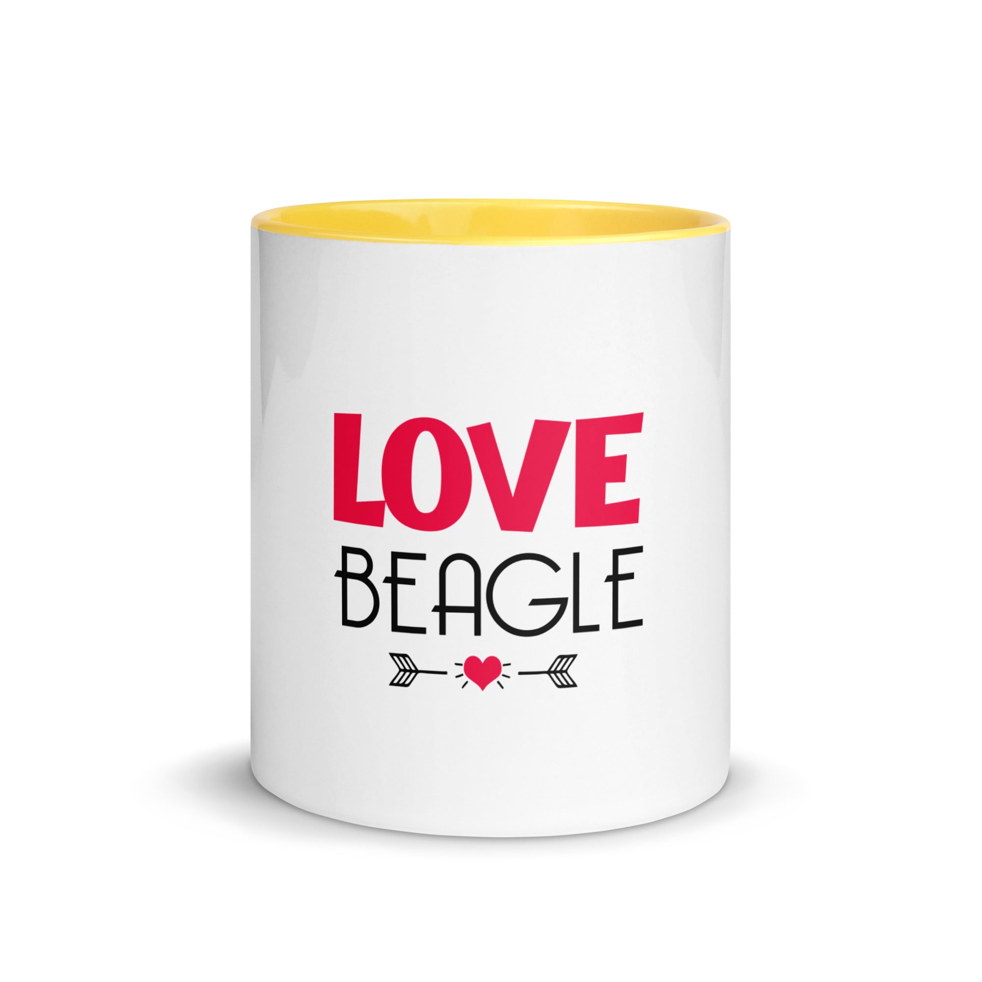 LOVE BEAGLE - Mug with Color Inside