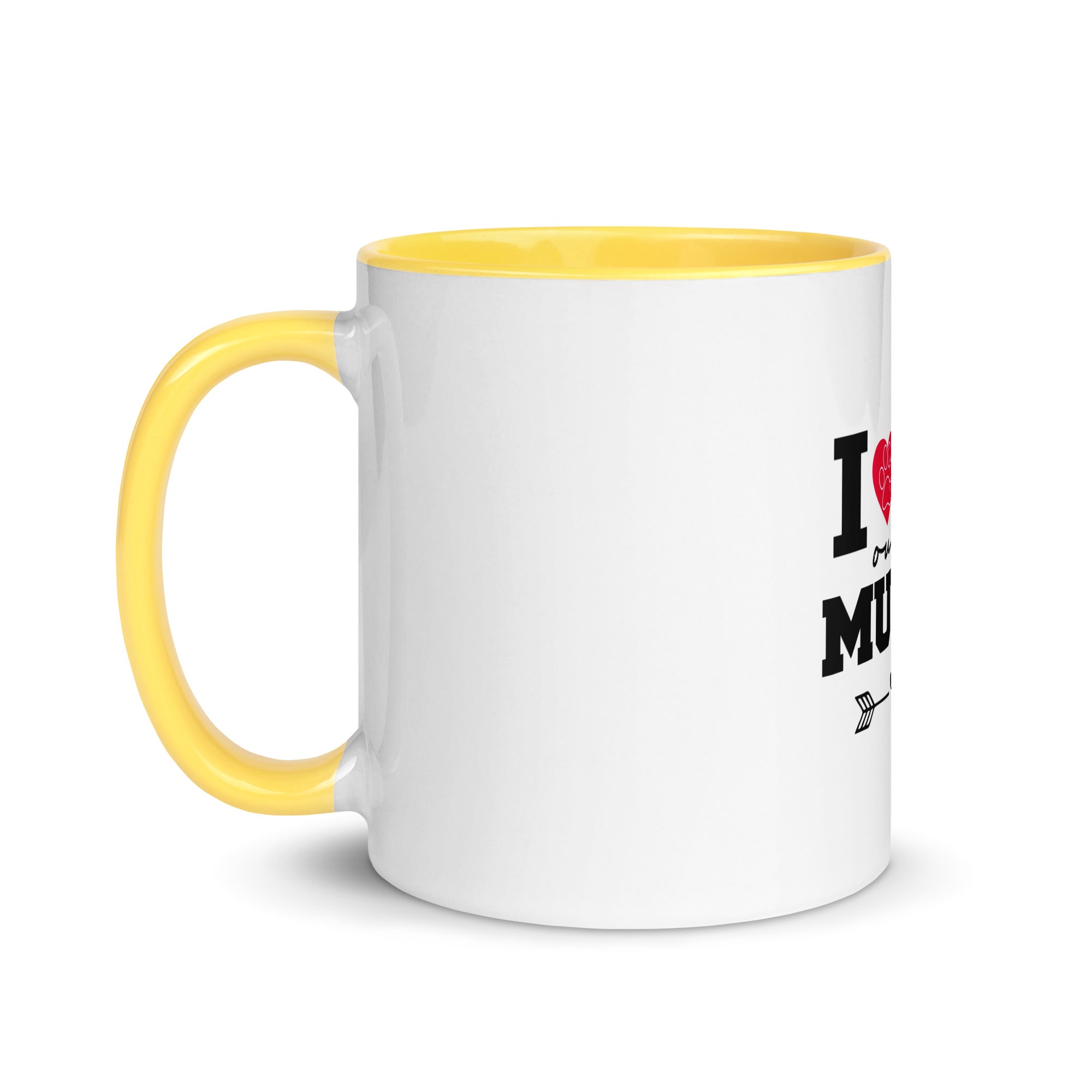 I LOVE OUR MUTTS - Mug with Color Inside