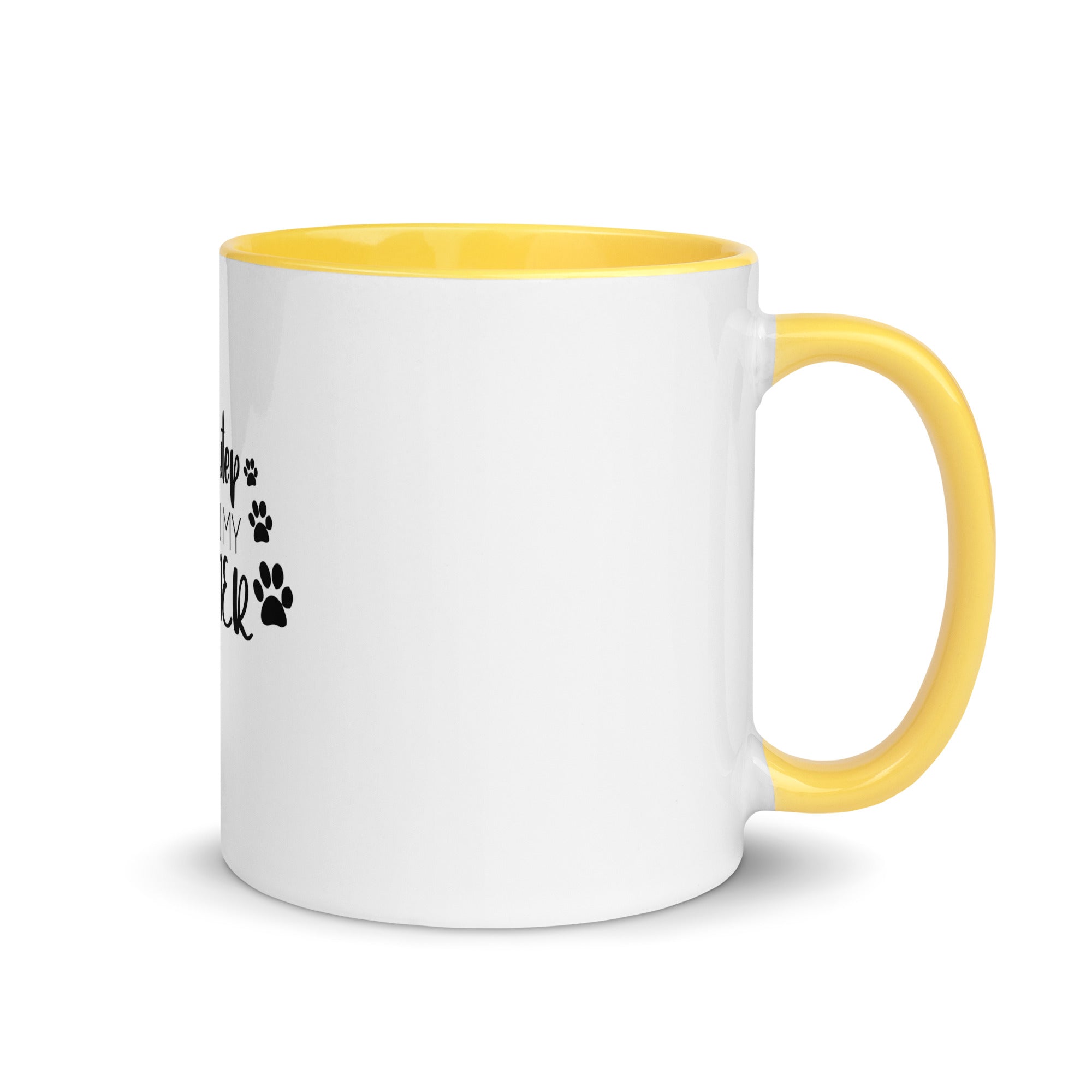 DON'T STEP ON MY WEINER - Mug with Color Inside