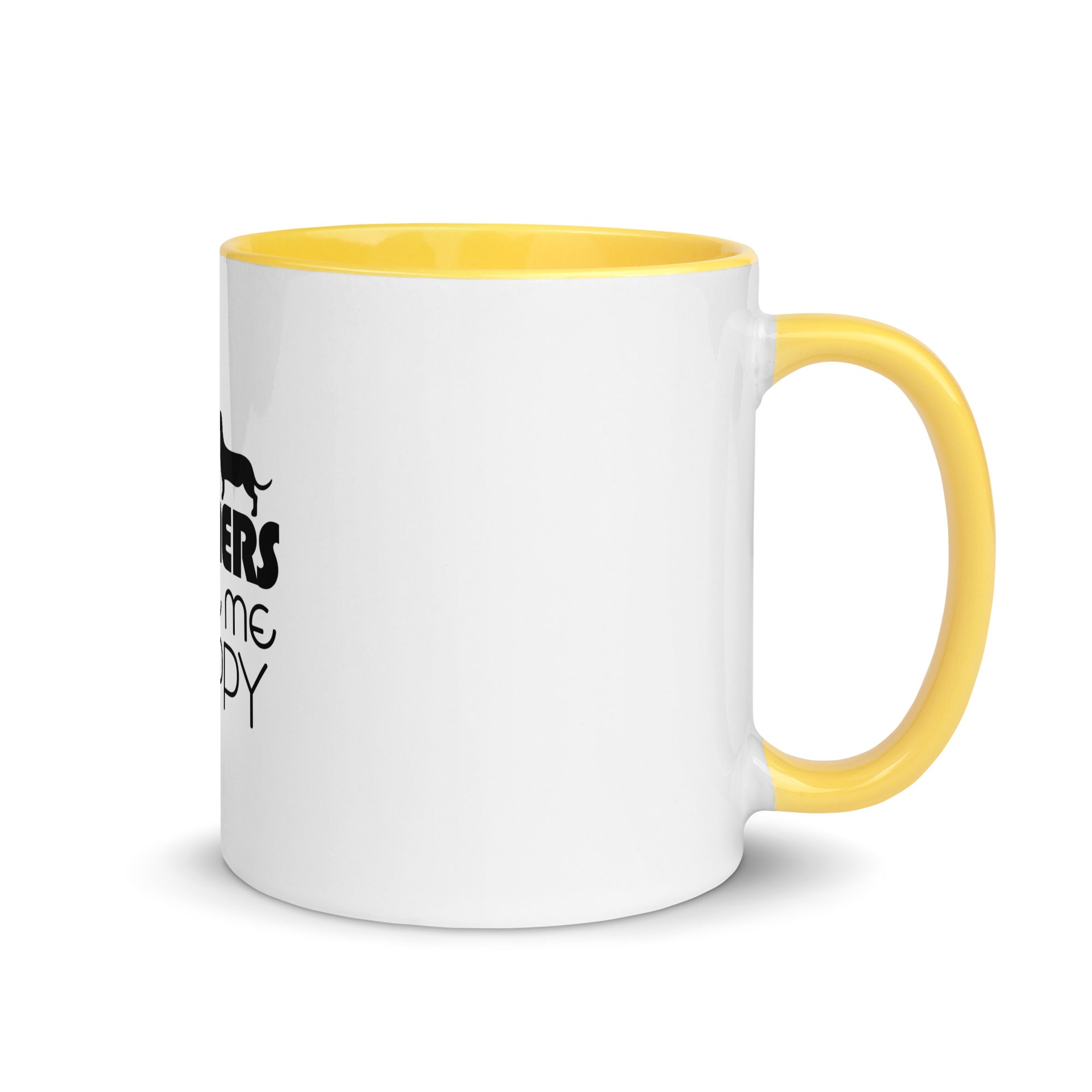 WIENERS MAKE ME HAPPY - Mug with Color Inside