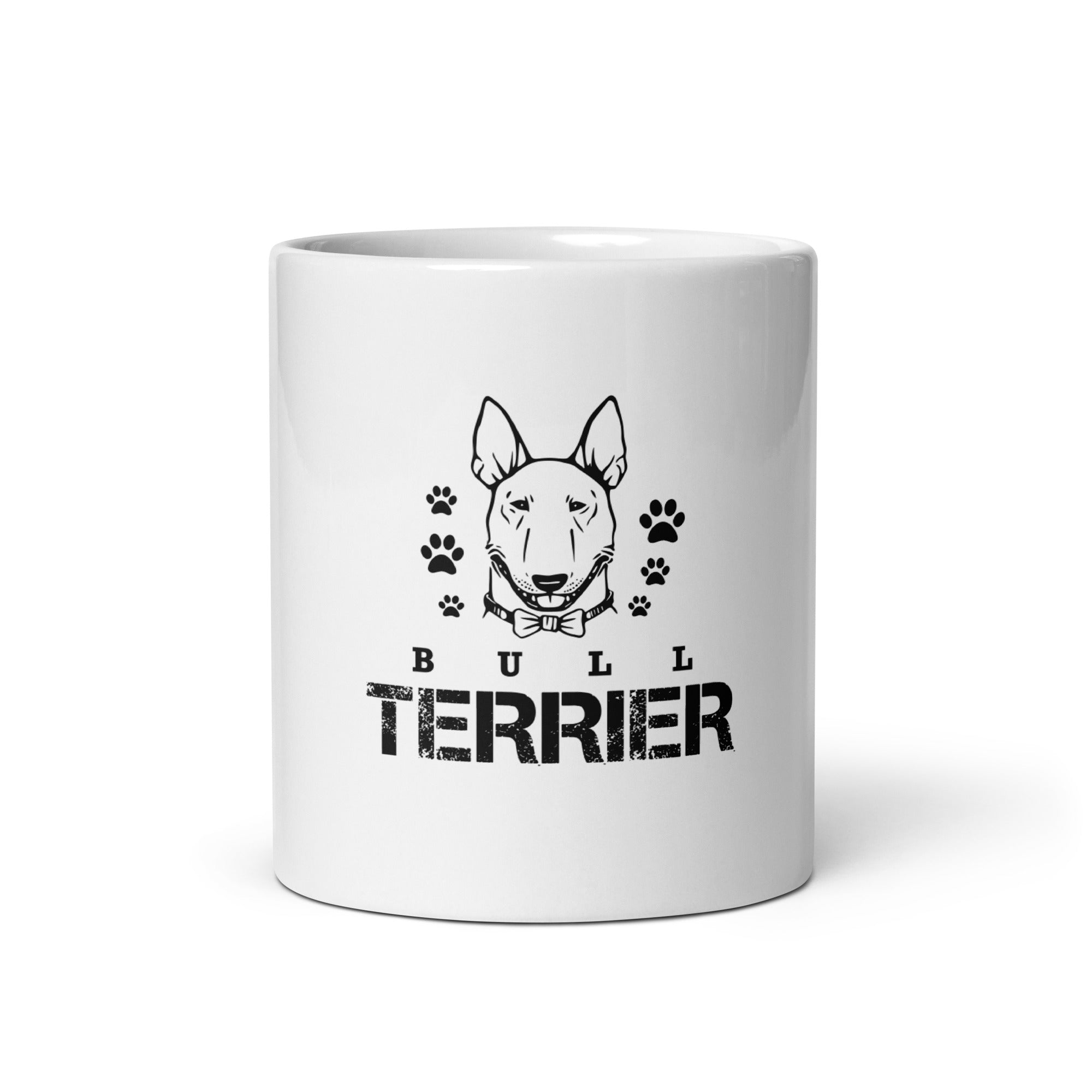 BULL TERRIER - White glossy mug