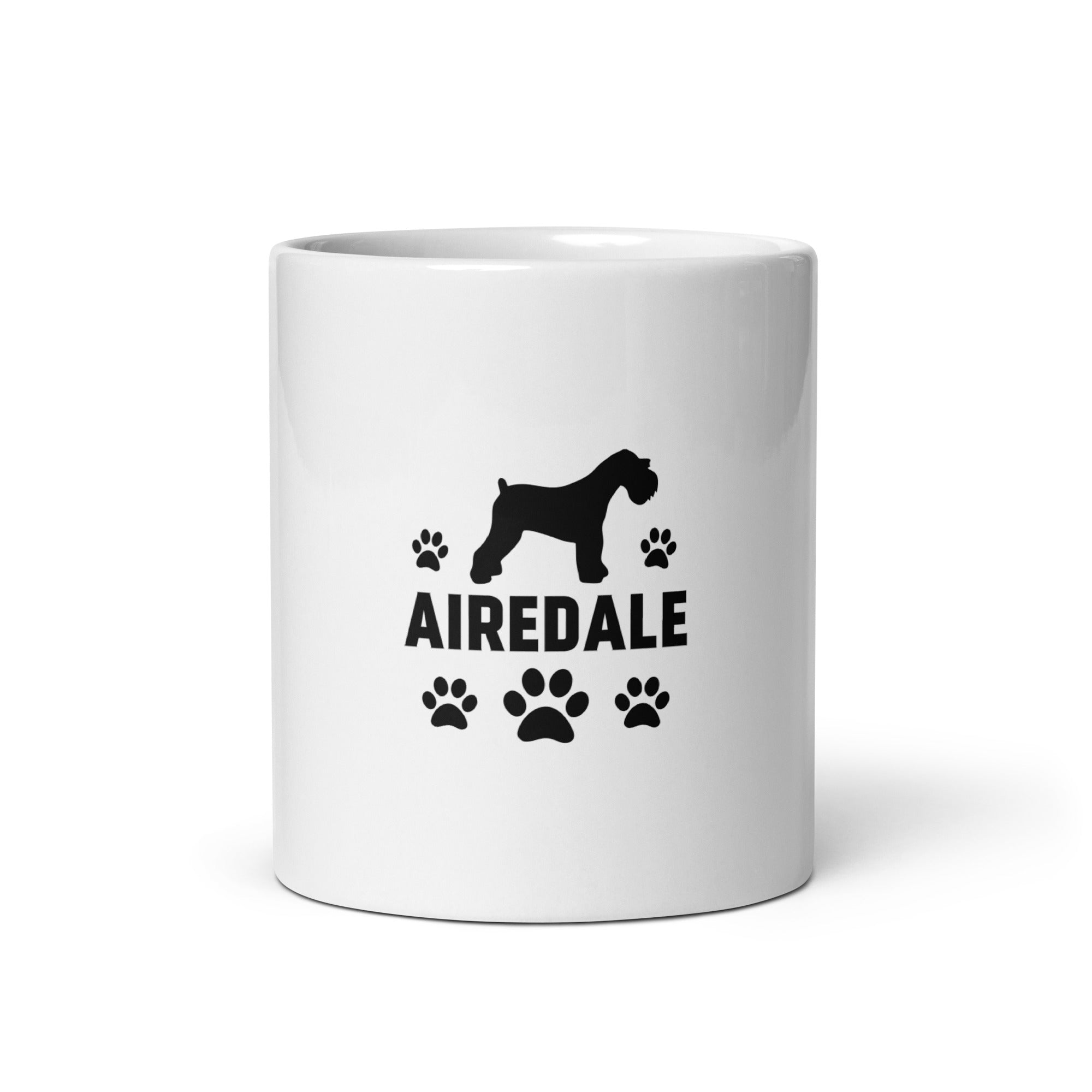 AIREDALE - White glossy mug
