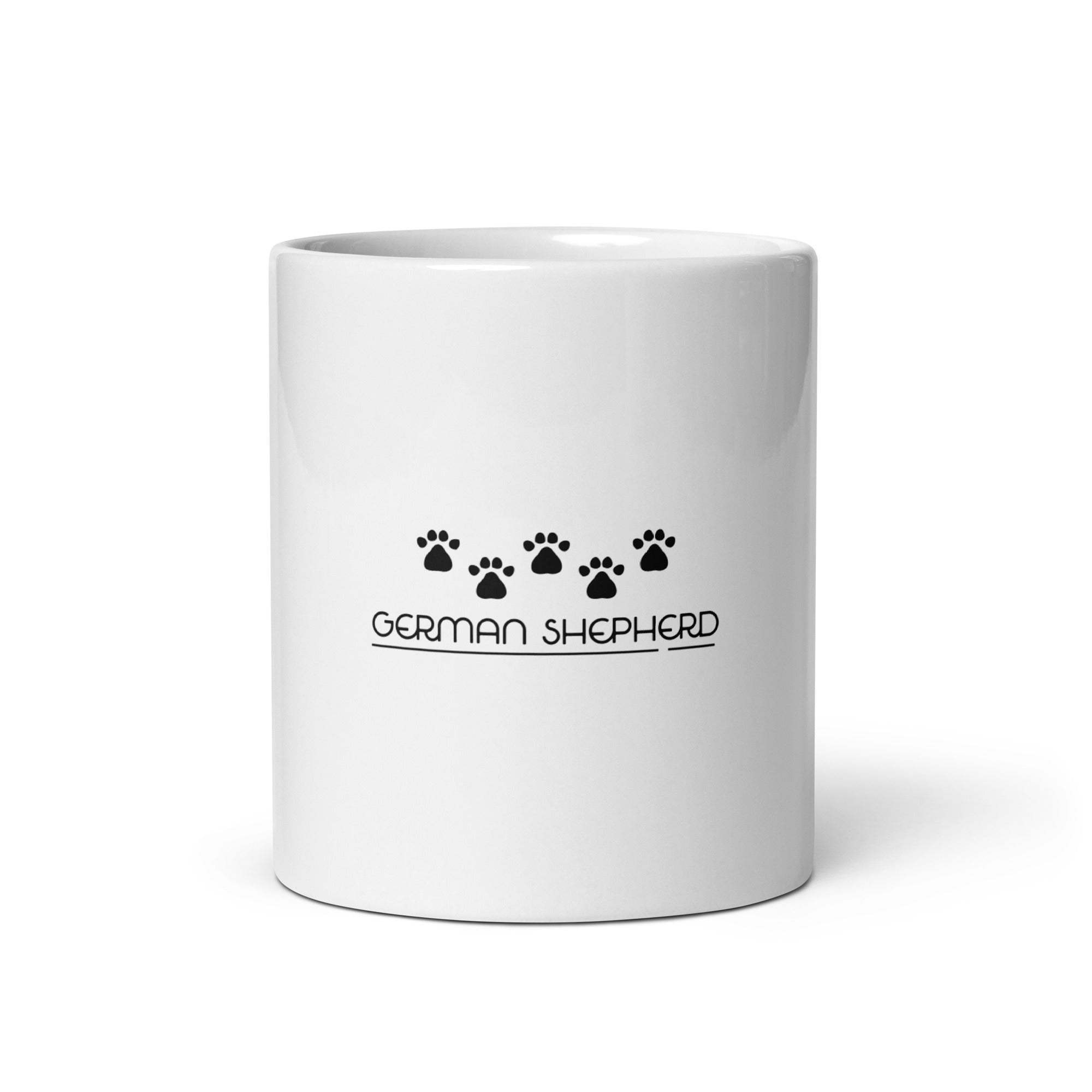 GERMAN SHEPHERD - White glossy mug