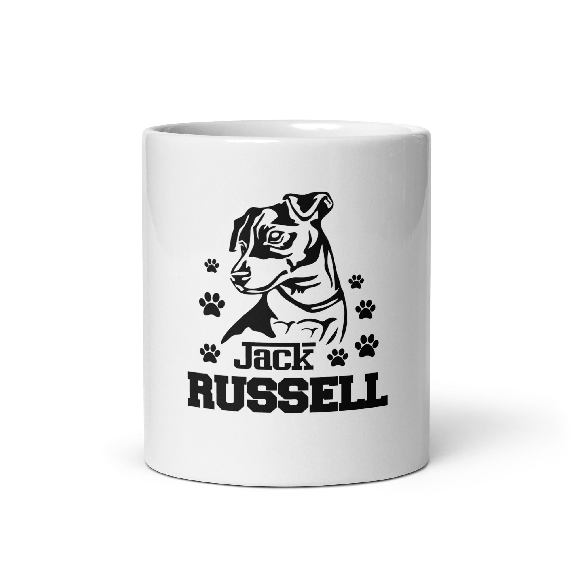 JACK RUSSELL - White glossy mug