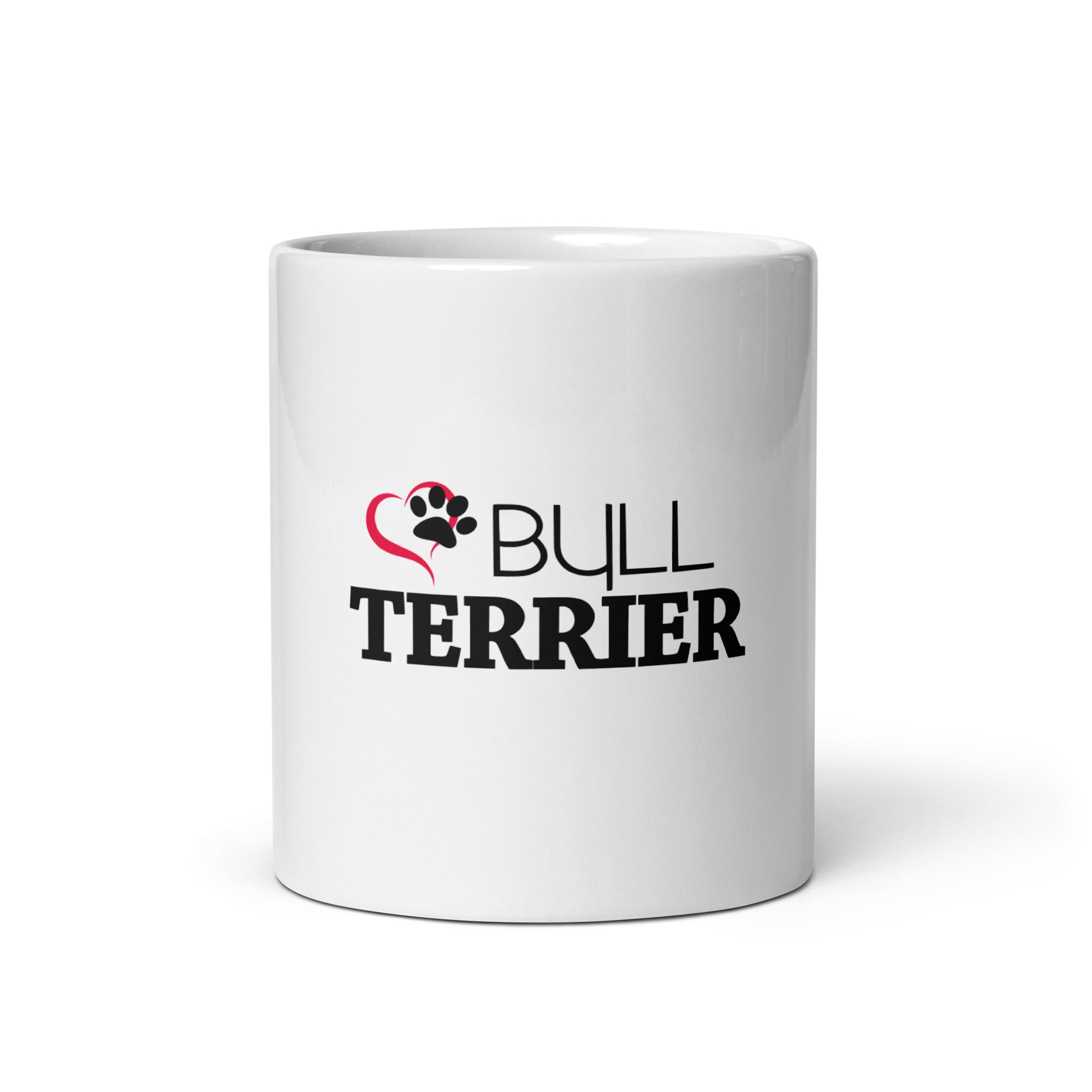 BULL TERRIER - White glossy mug