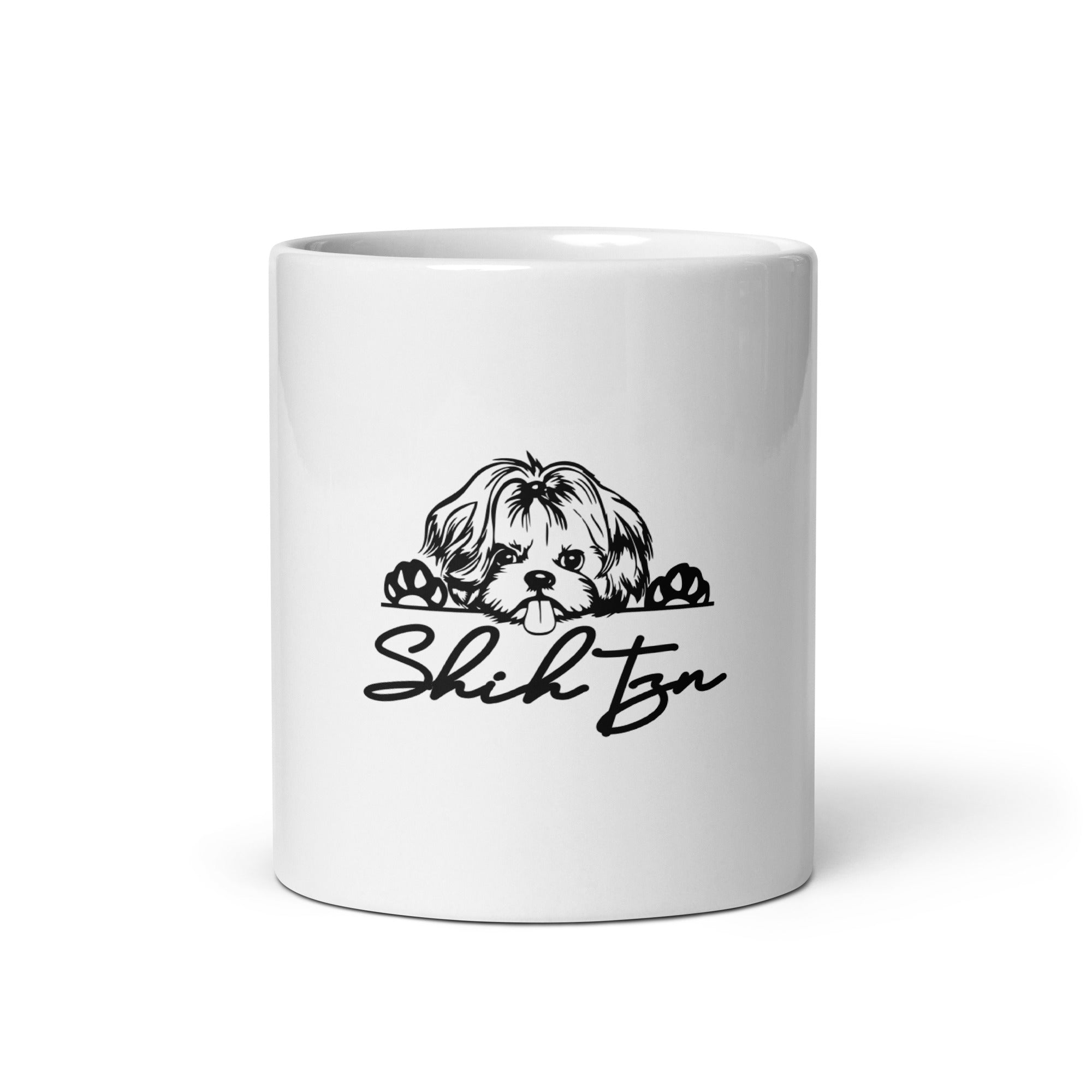 SHIH TZN - White glossy mug