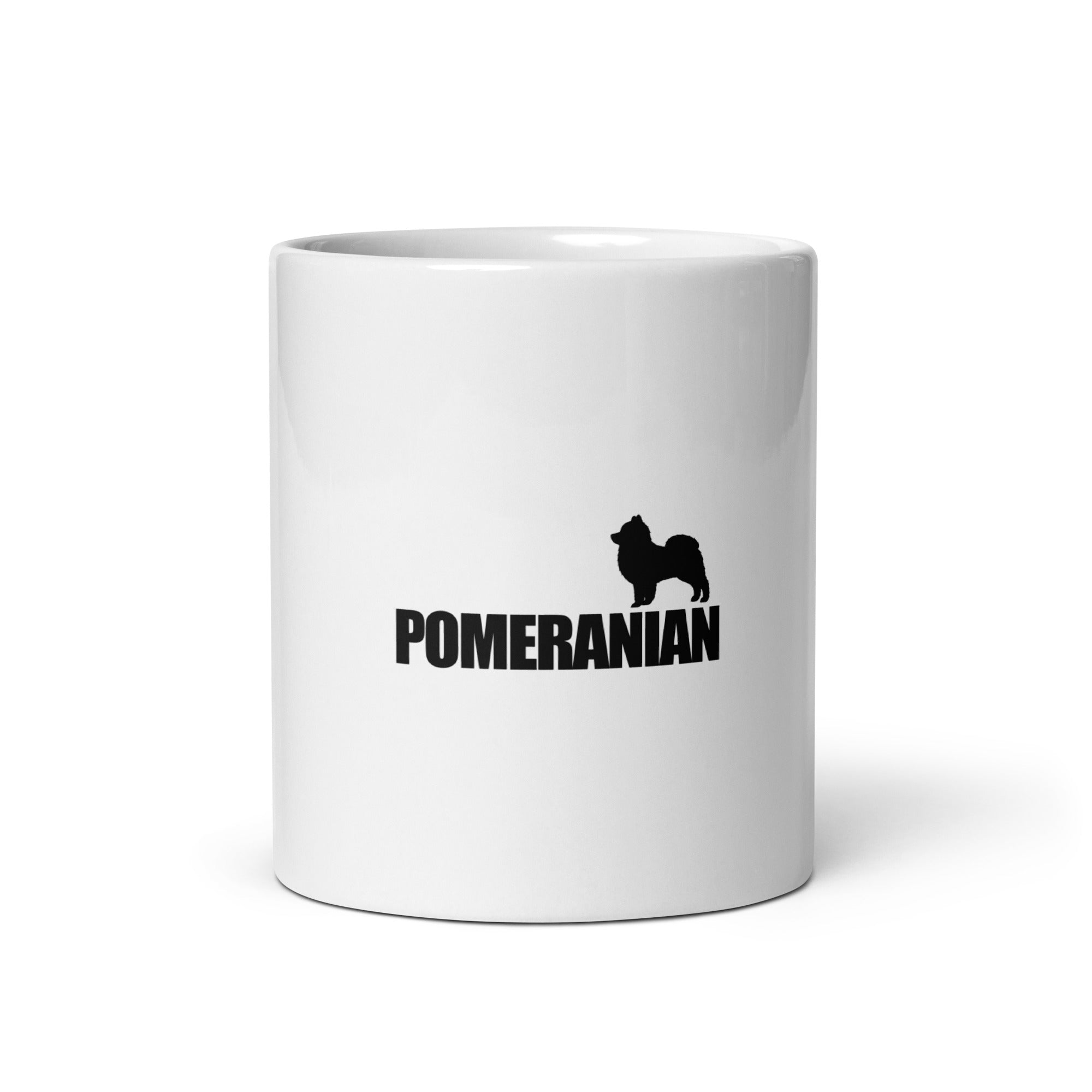 POMERANIAN - White glossy mug