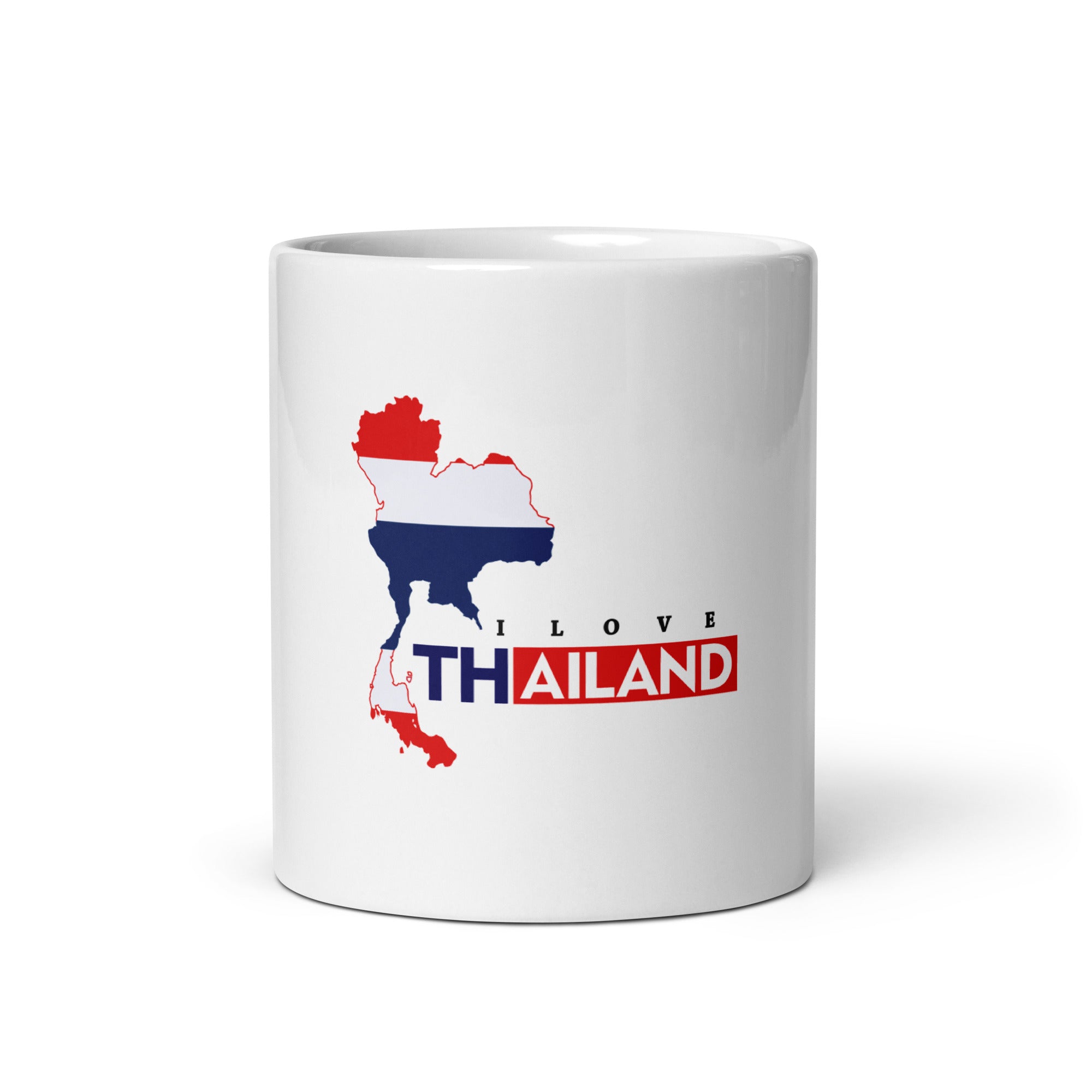 I LOVE THAILAND - White glossy mug