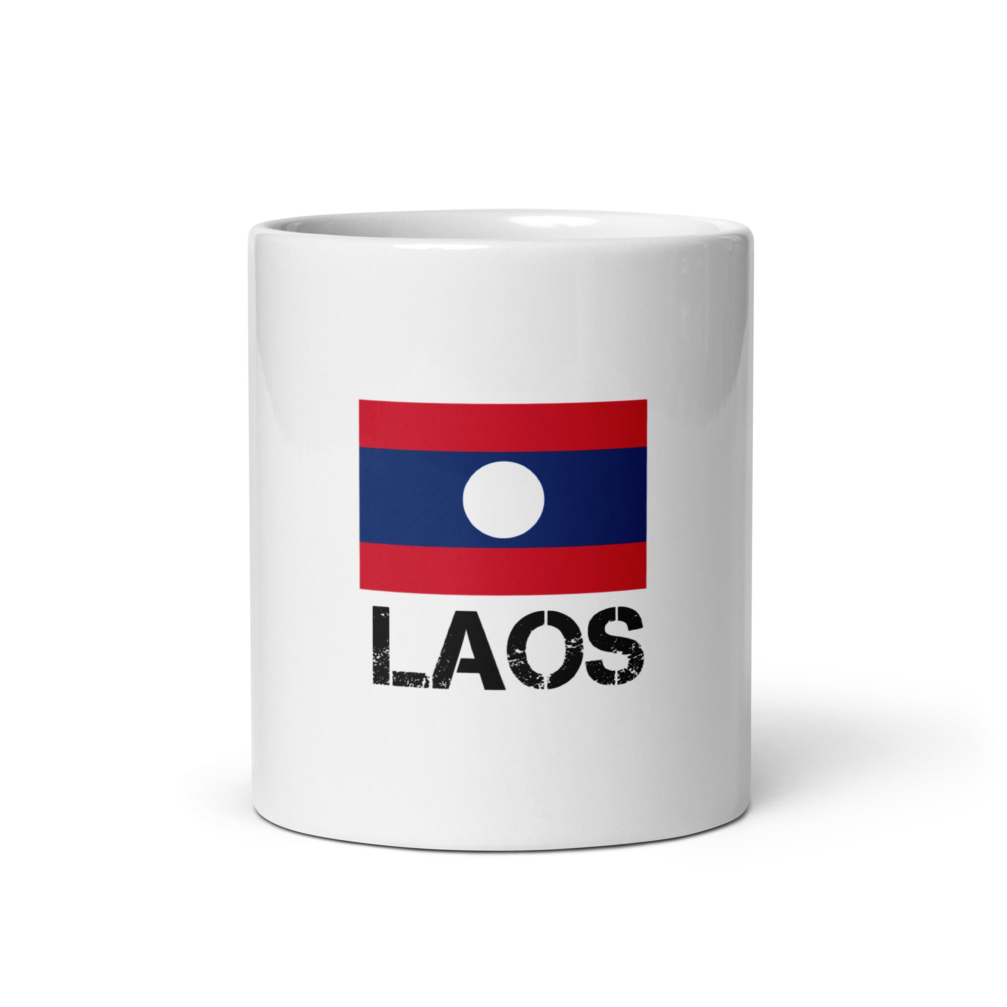LAOS - White glossy mug