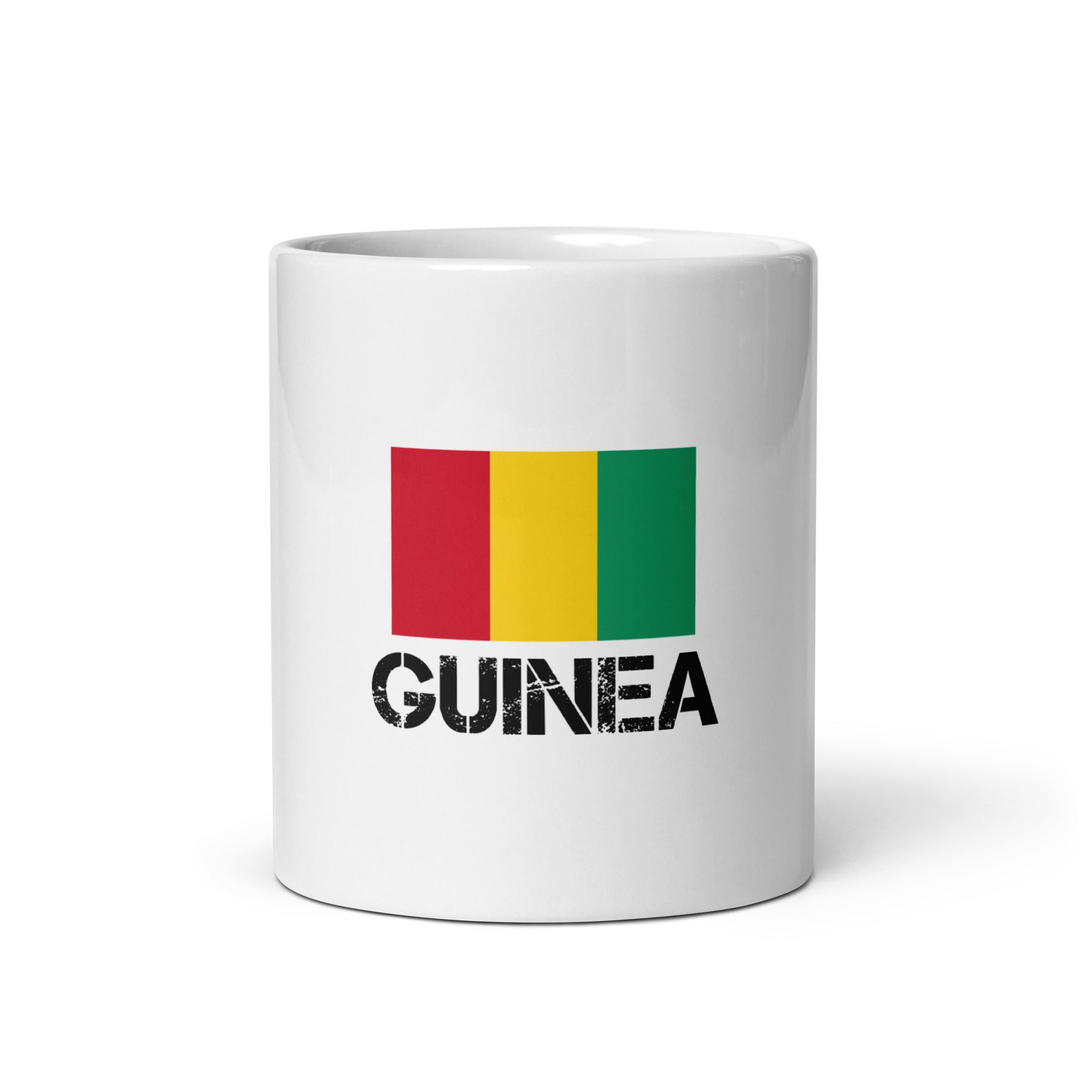 GUINEA - White glossy mug