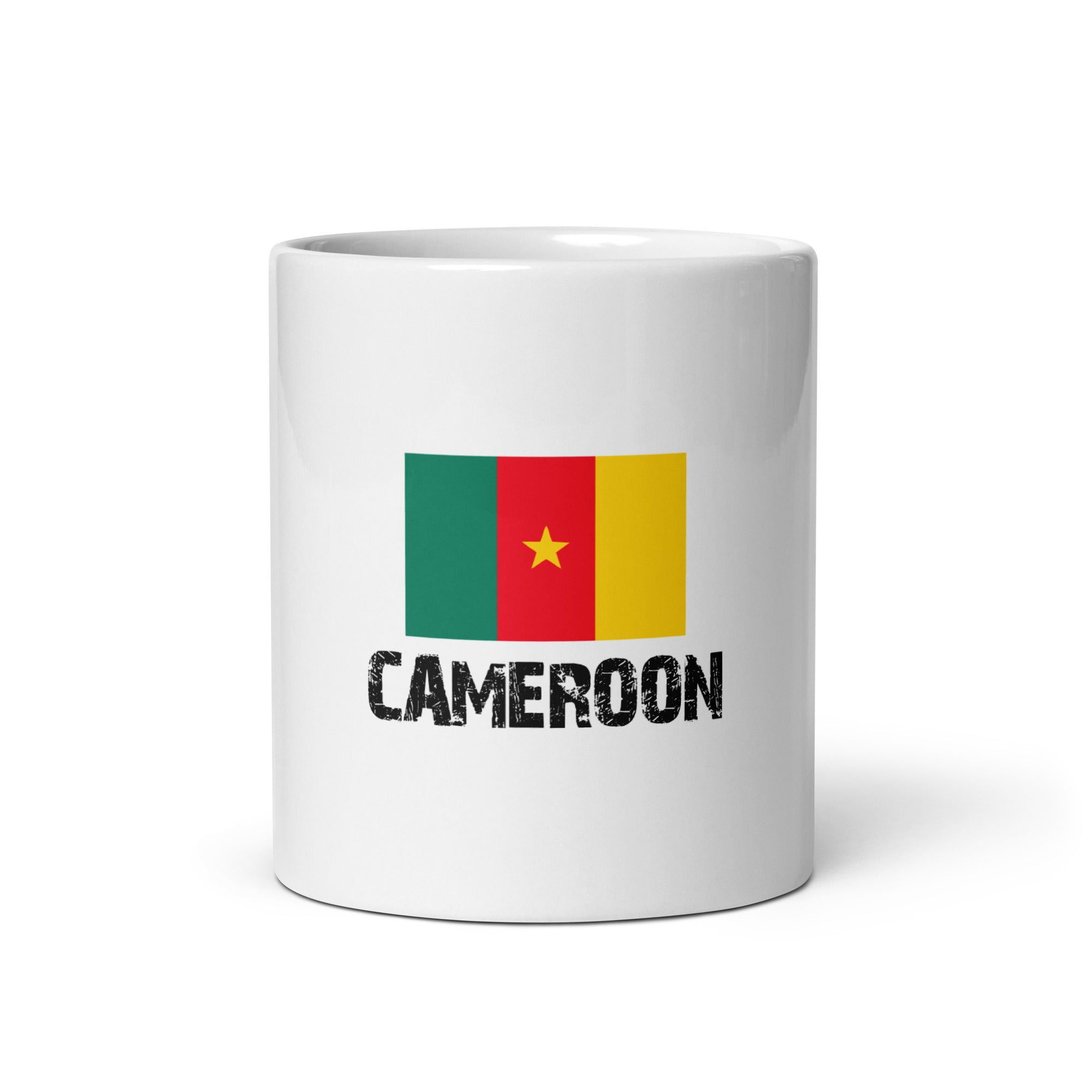 CAMEROON- White glossy mug