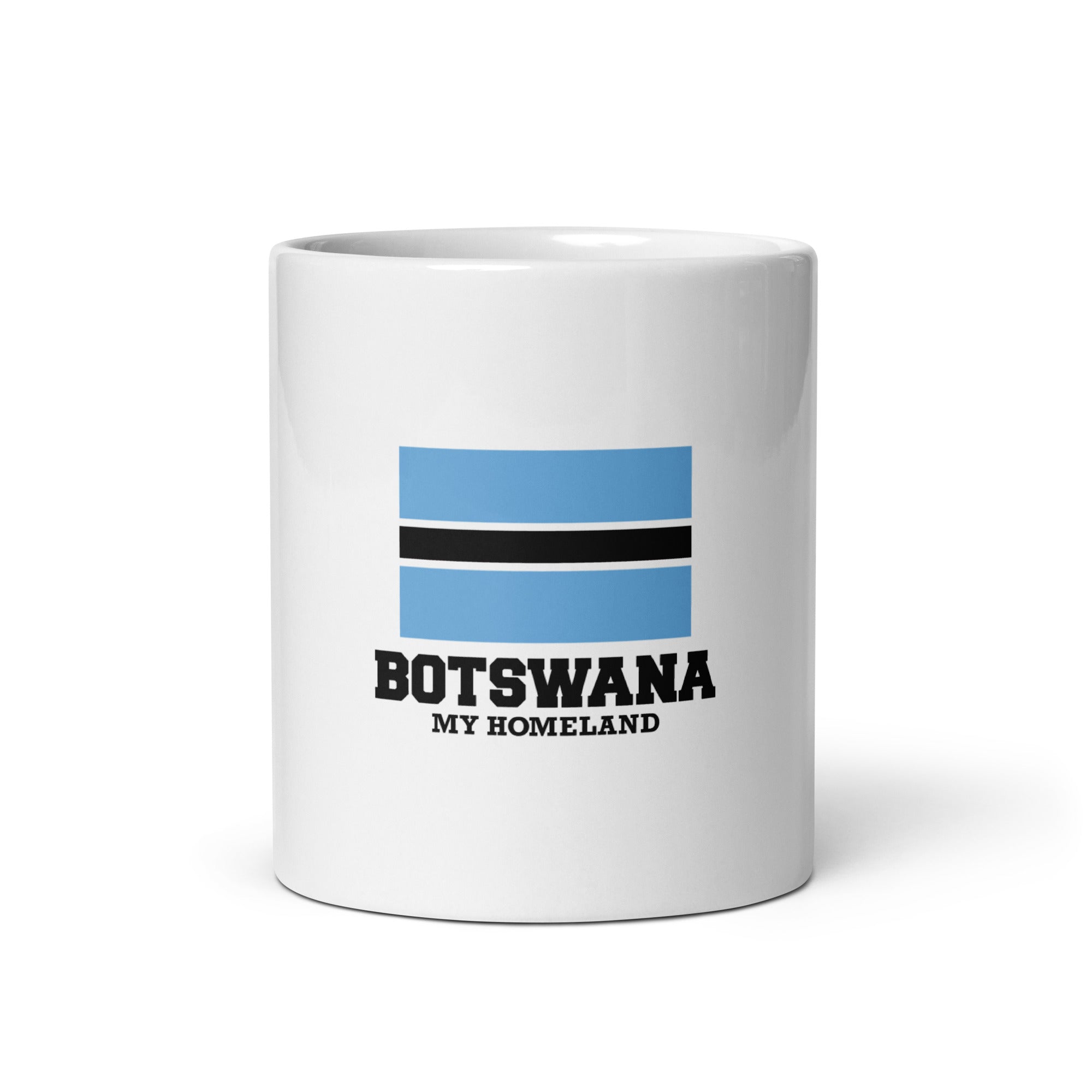 BOTSWANA - White glossy mug