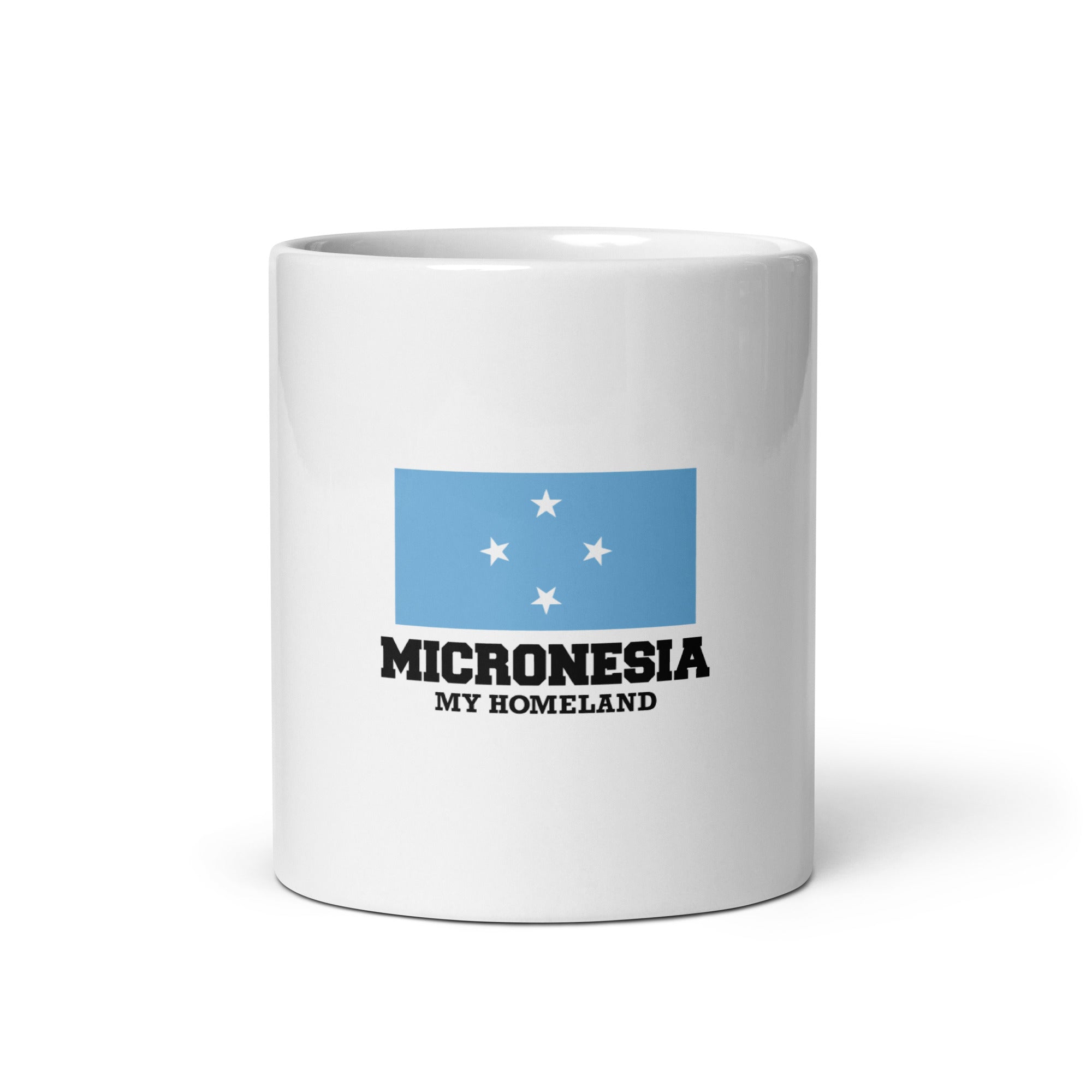 MICRONESIA - White glossy mug