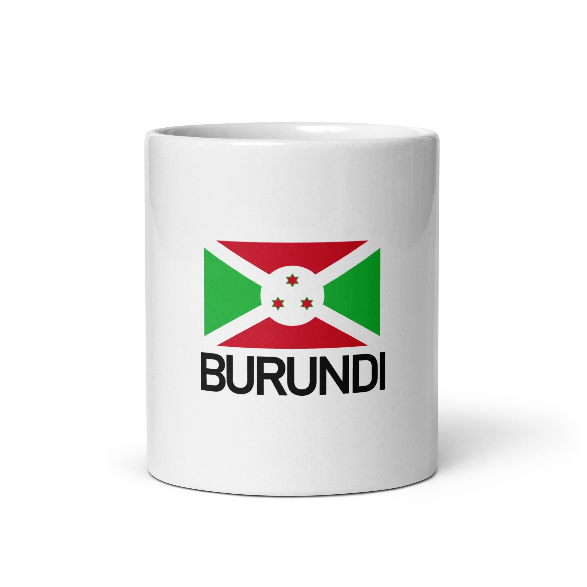 BURUNDI - White glossy mug