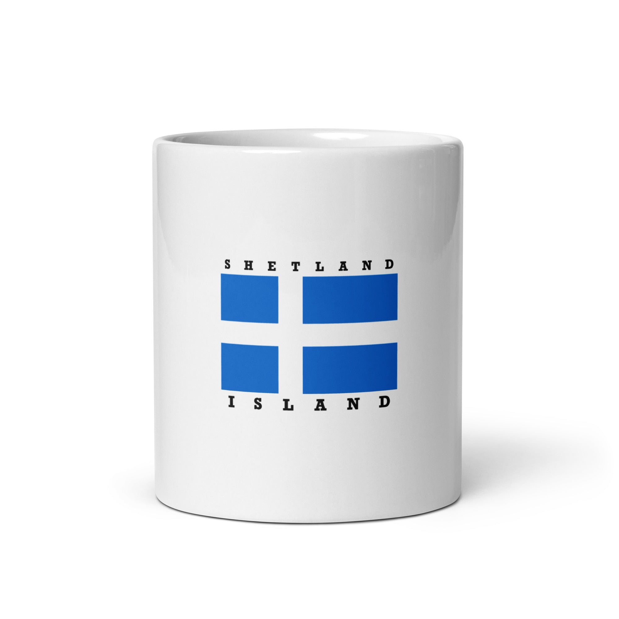 SHETLAND ISLAND - White glossy mug