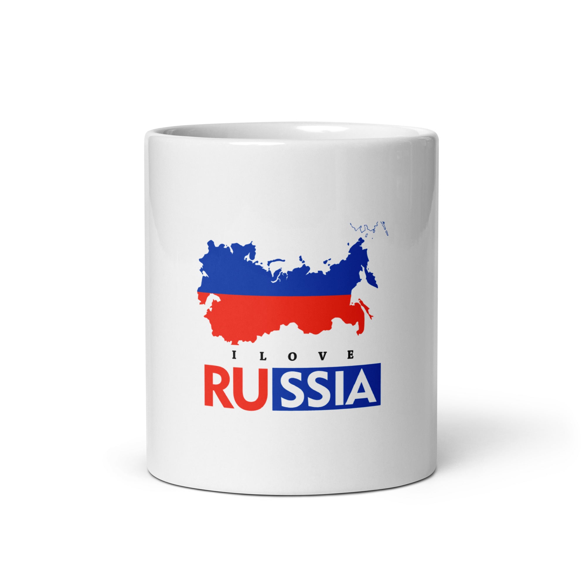 RUSSIA - White glossy mug