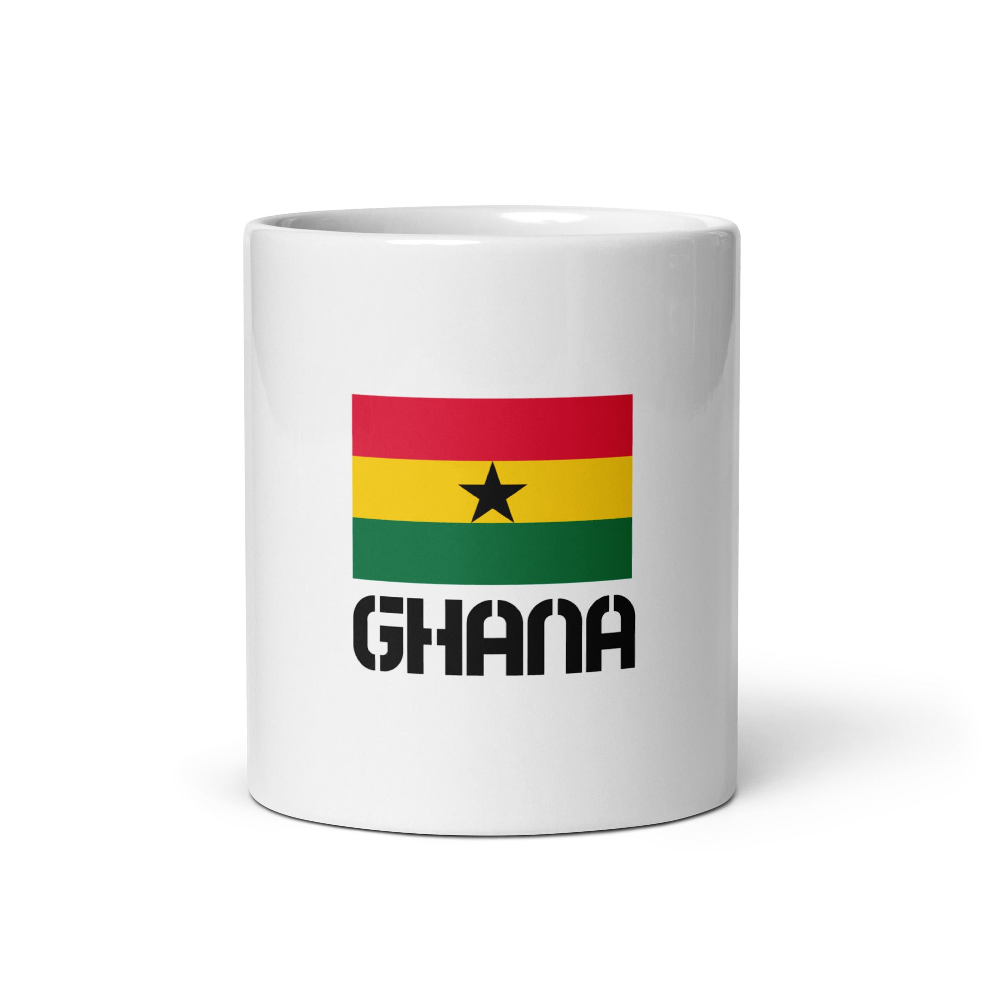 GHANA - White glossy mug