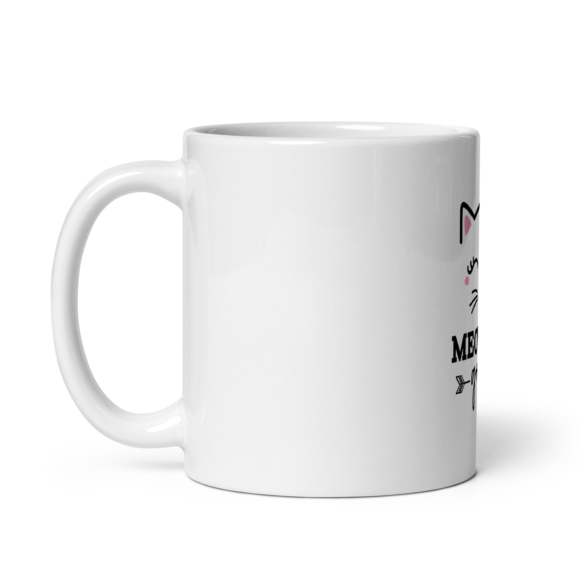 MEOW'S IT GOING - White glossy mug