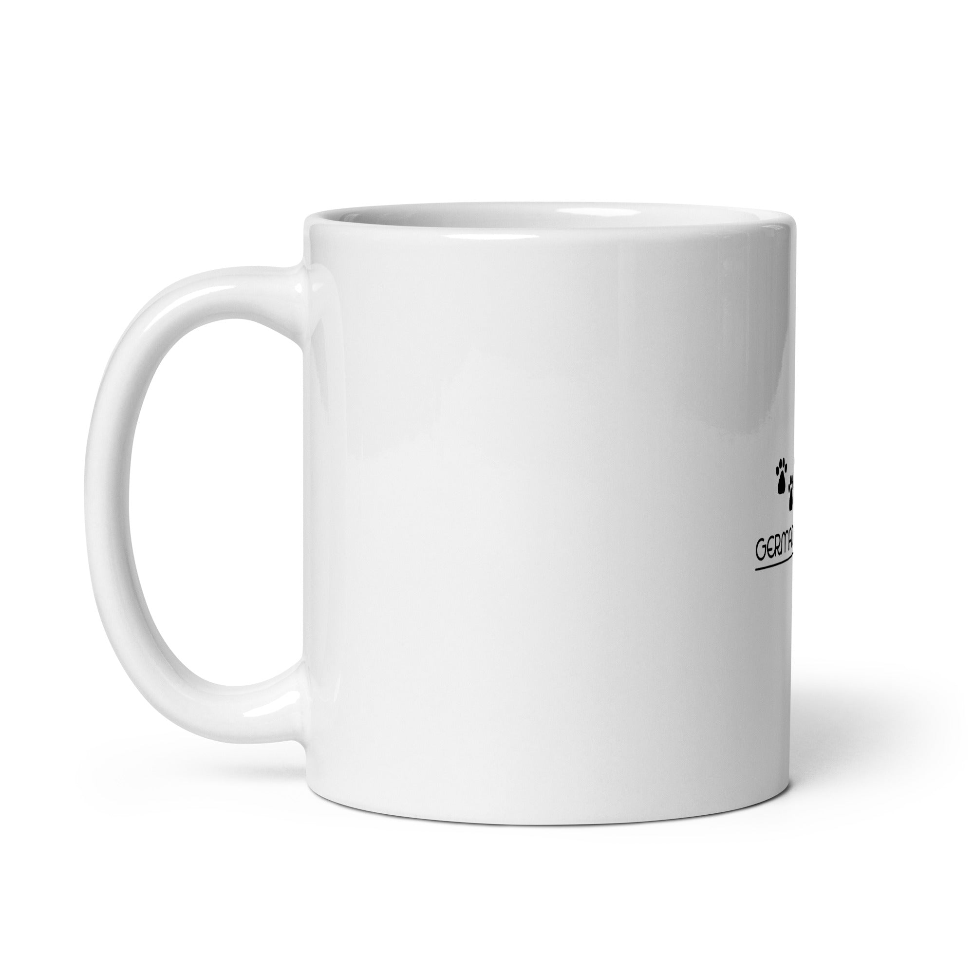 GERMAN SHEPHERD - White glossy mug
