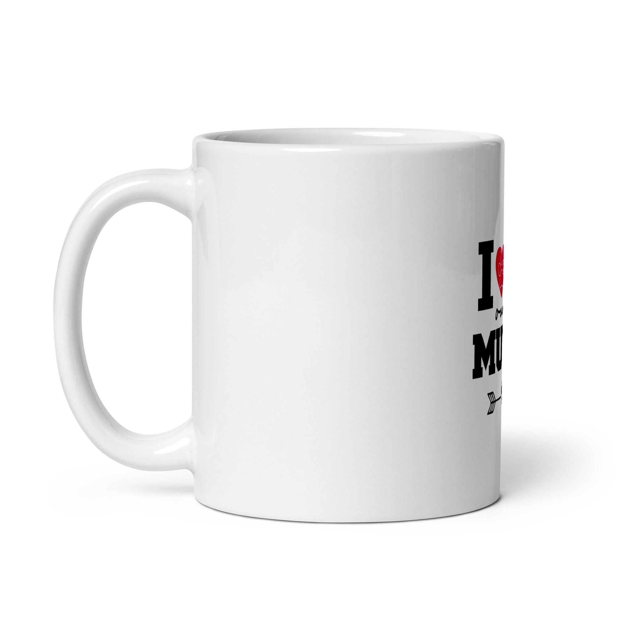 I LOVE OUR MUTTS - White glossy mug