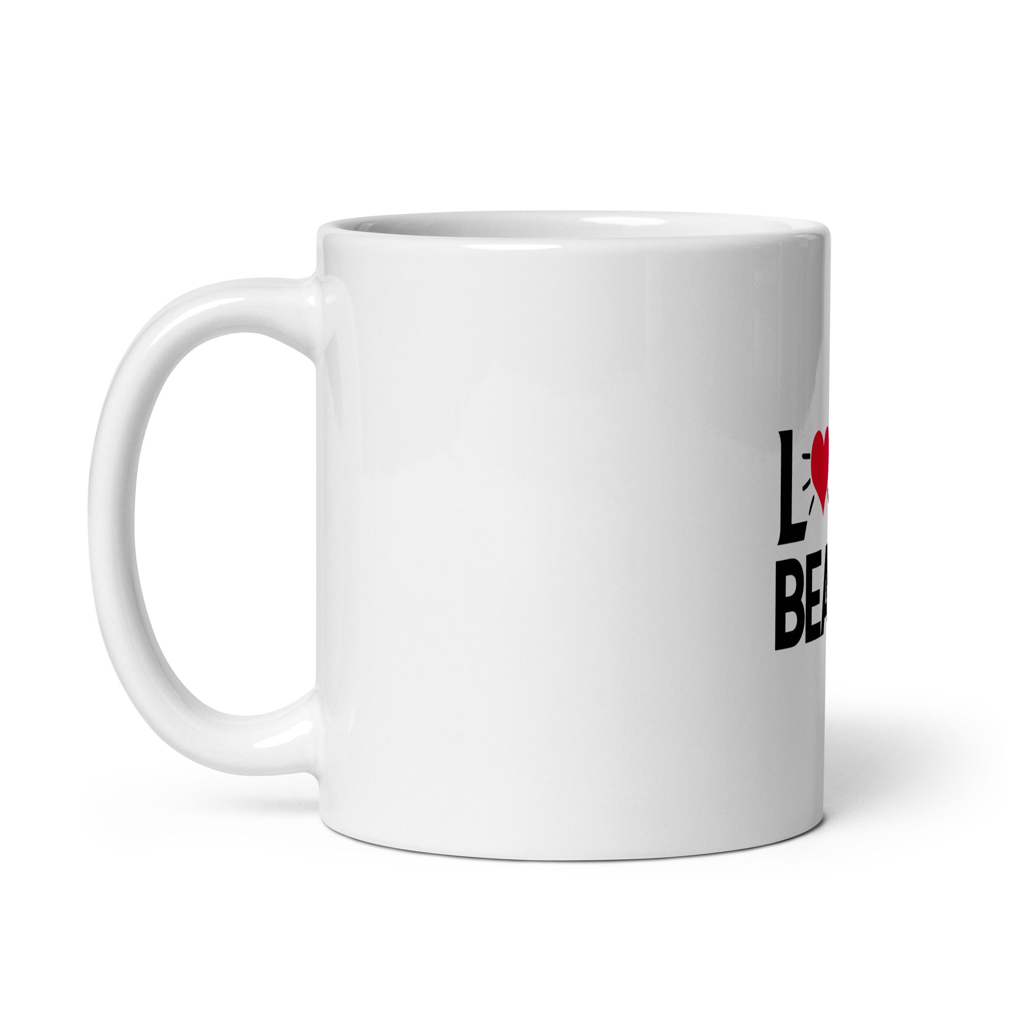 LOVE BEAGLE - White glossy mug