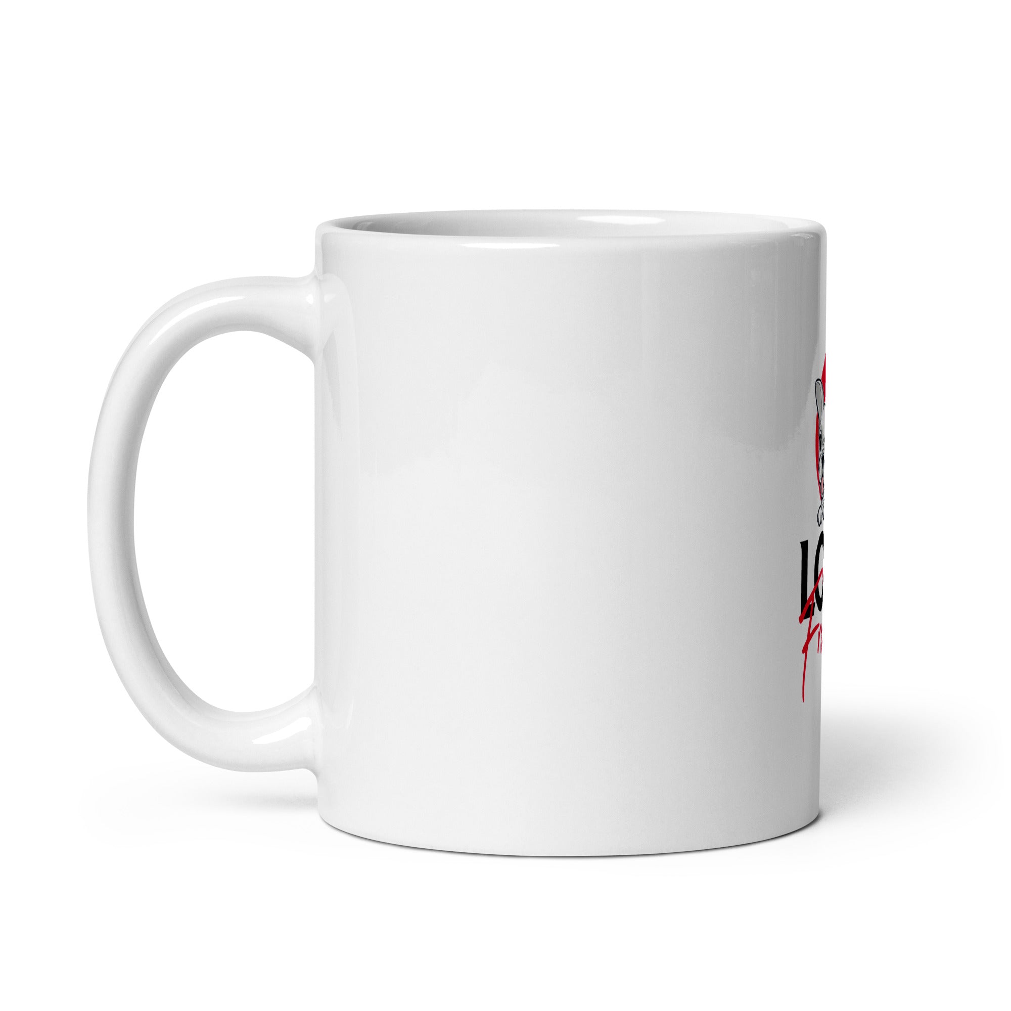 LOVE FRENCHIE - White glossy mug