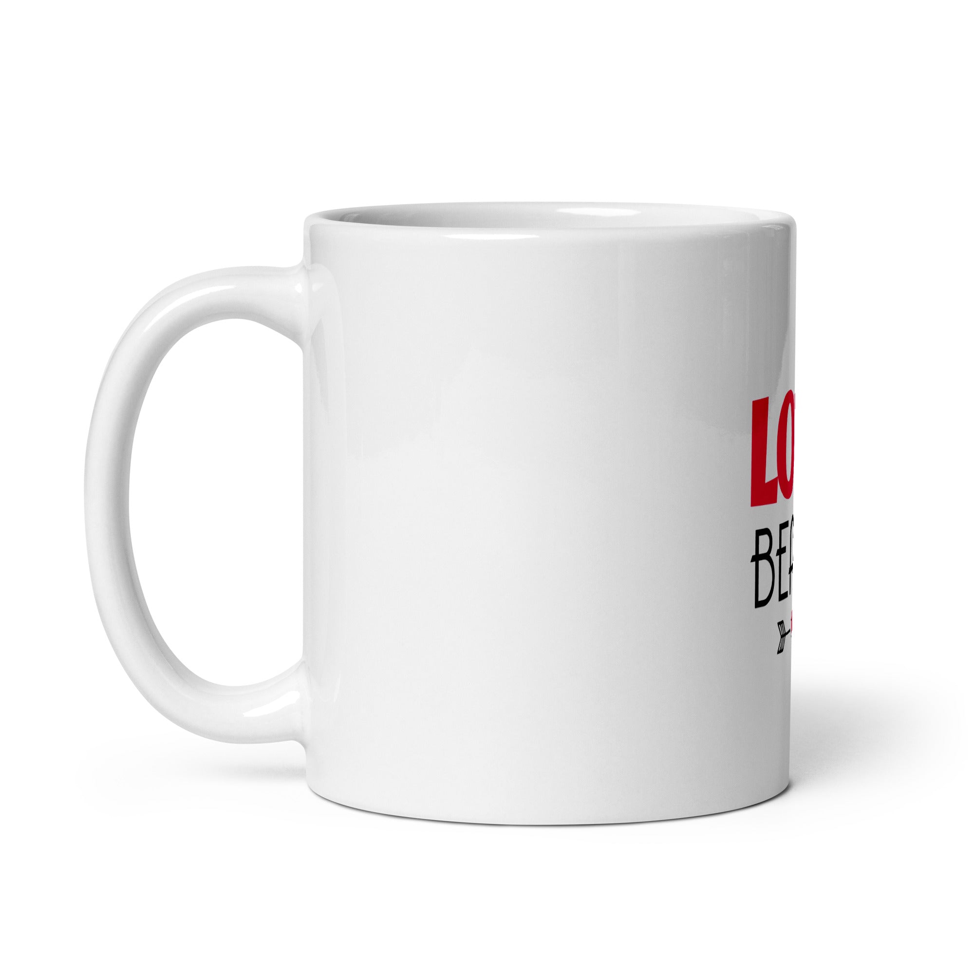 LOVE BEAGLE - White glossy mug