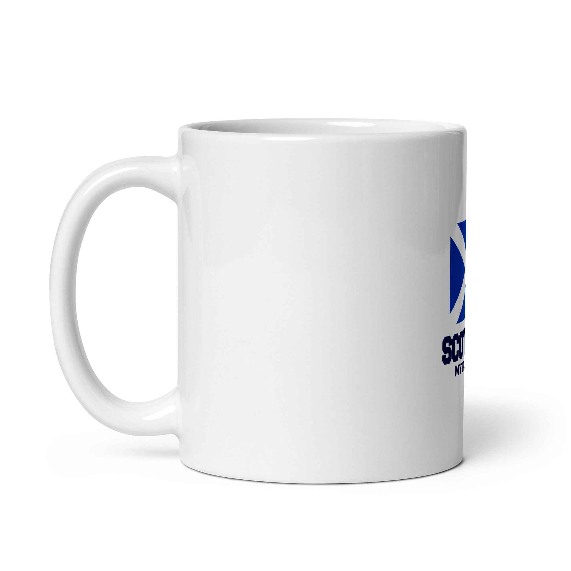 SCOTLAND - White glossy mug