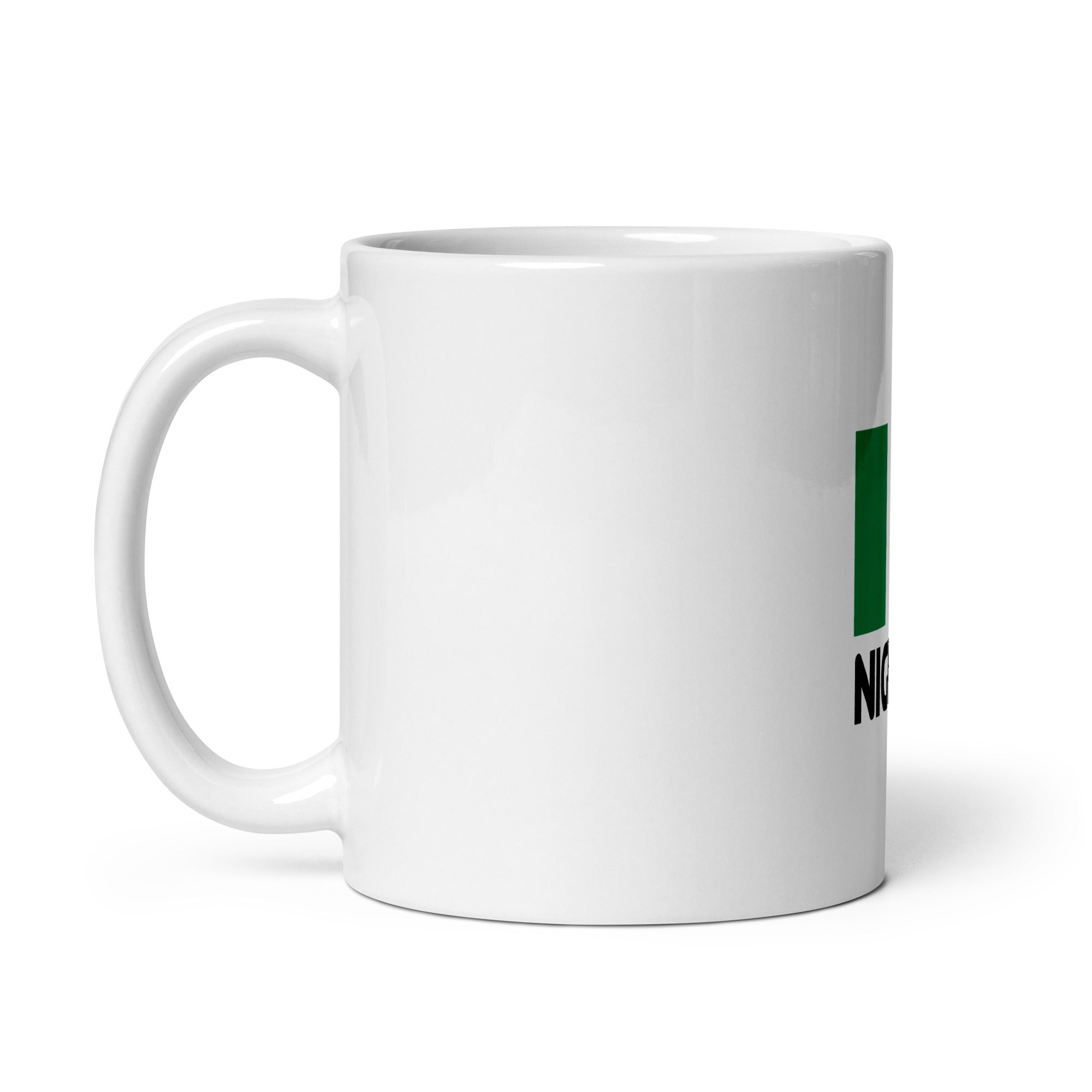 NIGERIA - White glossy mug