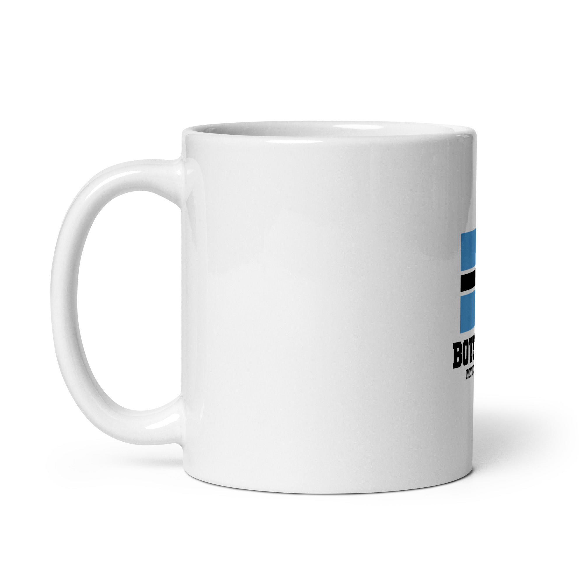 BOTSWANA - White glossy mug