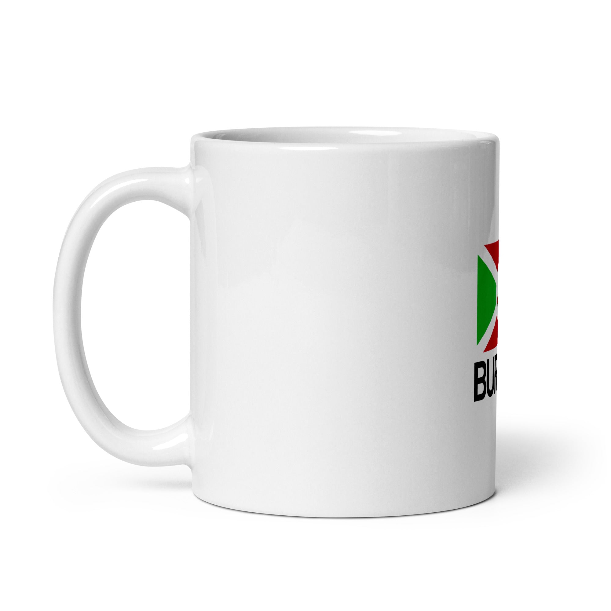 BURUNDI - White glossy mug