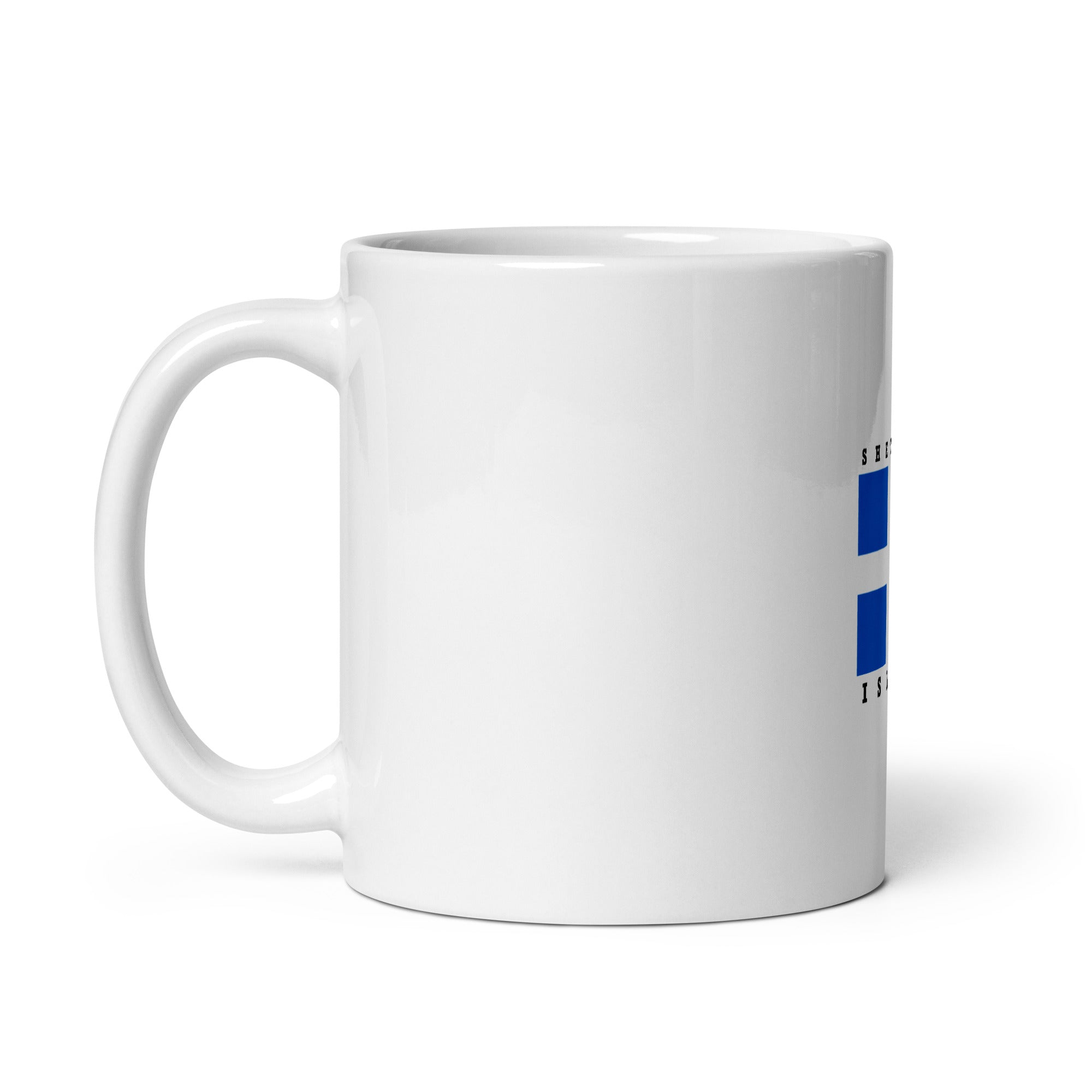 SHETLAND ISLAND - White glossy mug