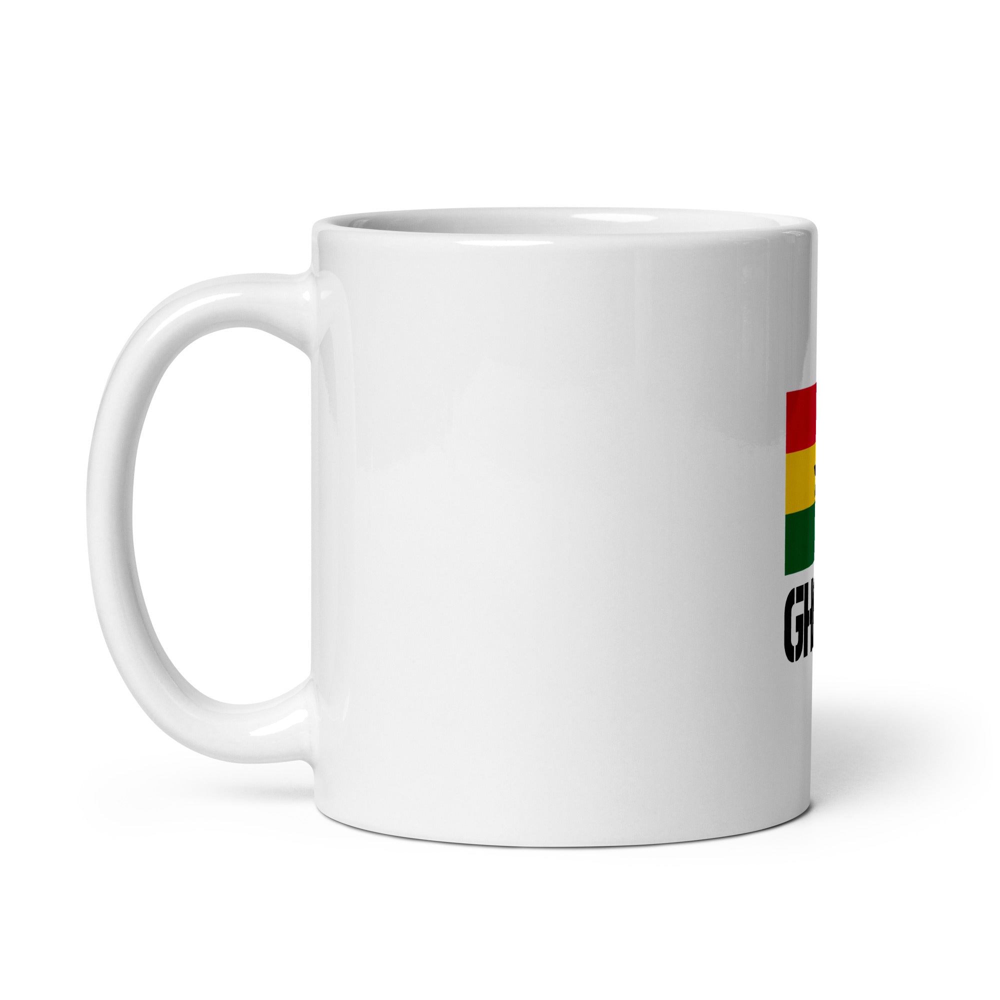 GHANA - White glossy mug