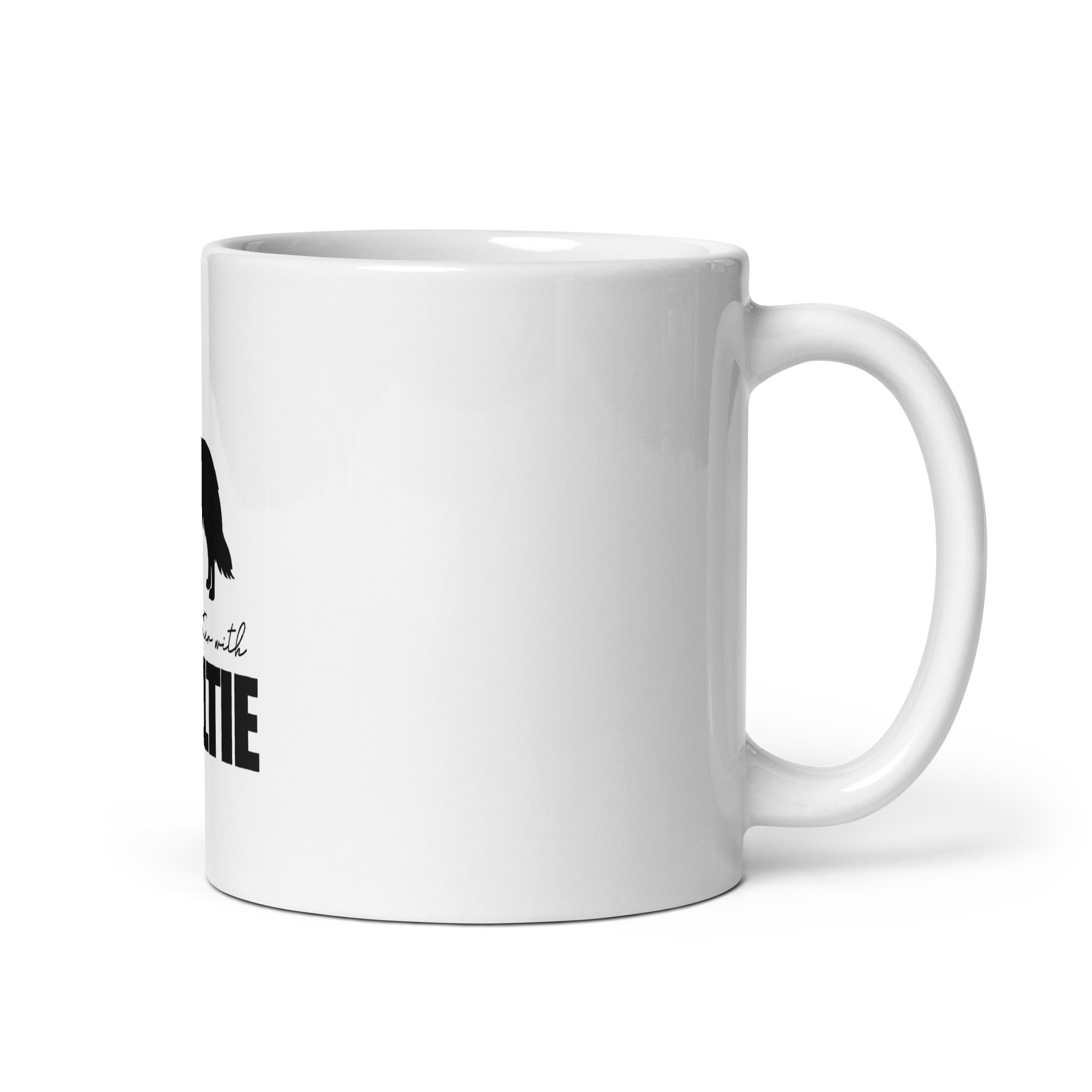 LIFE IS BETTER WITH SHELTIE - White glossy mug