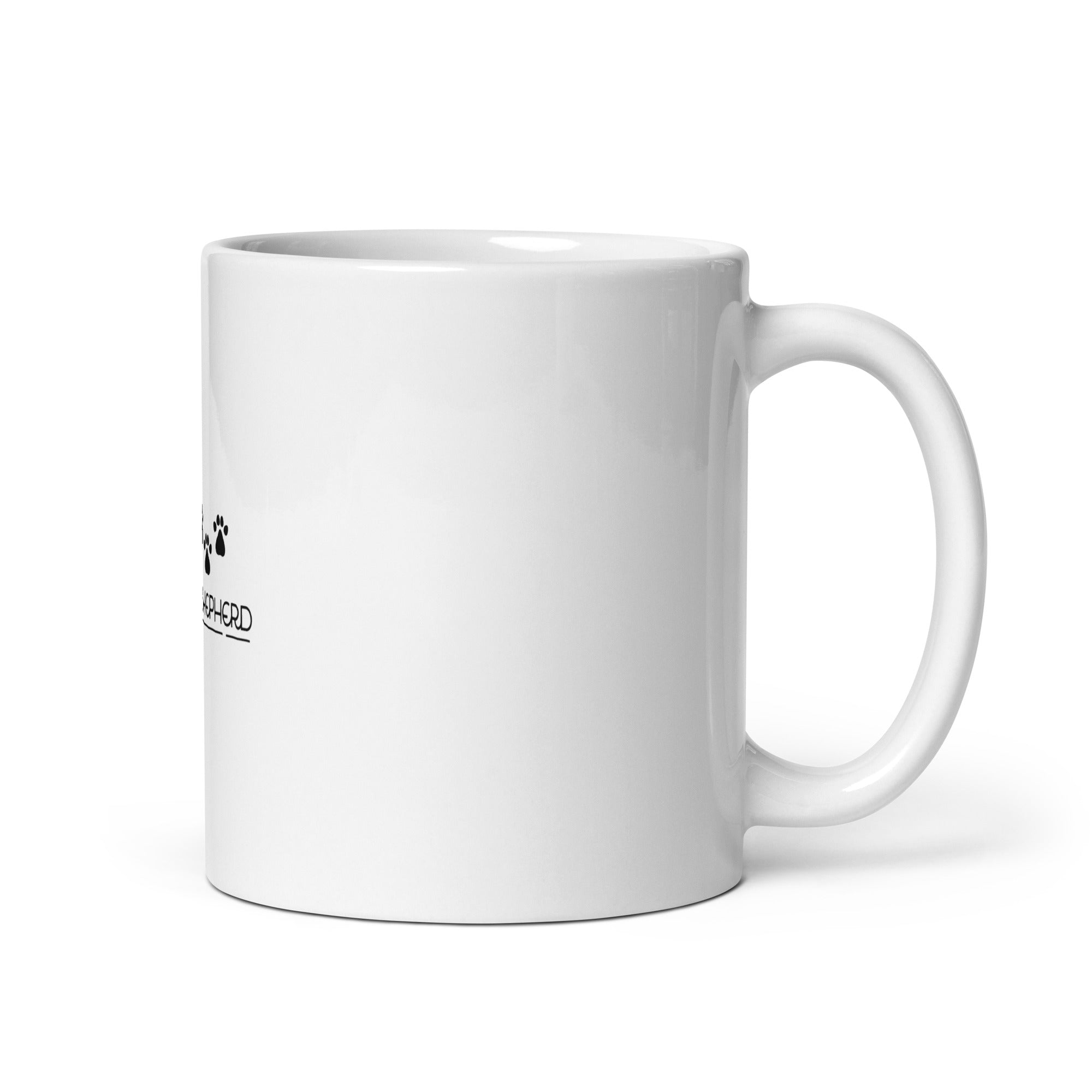 GERMAN SHEPHERD - White glossy mug