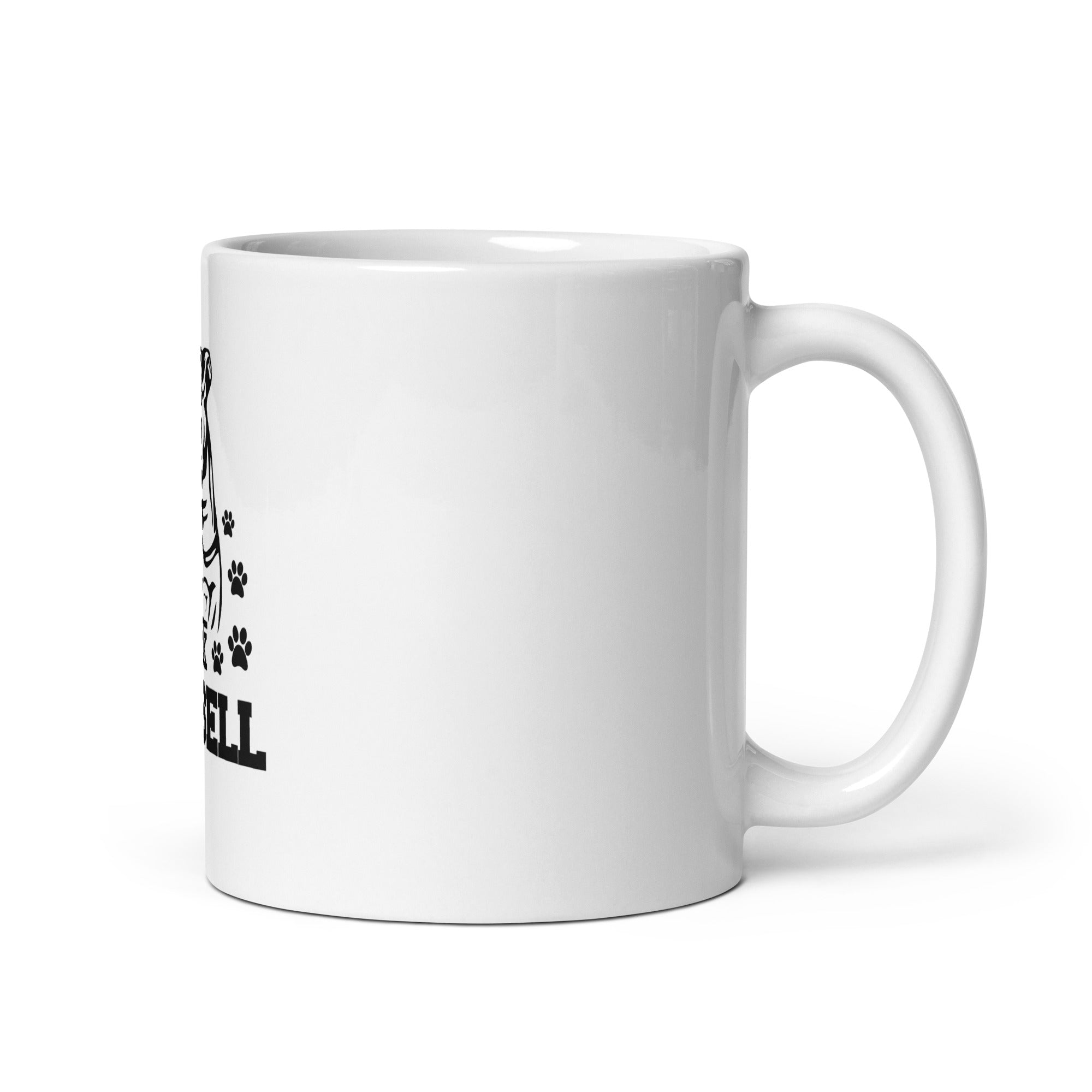 JACK RUSSELL - White glossy mug