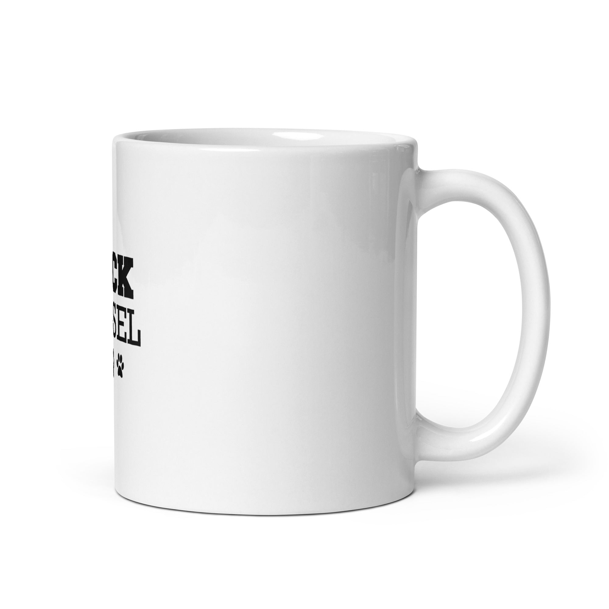JACK RUSSEL - White glossy mug
